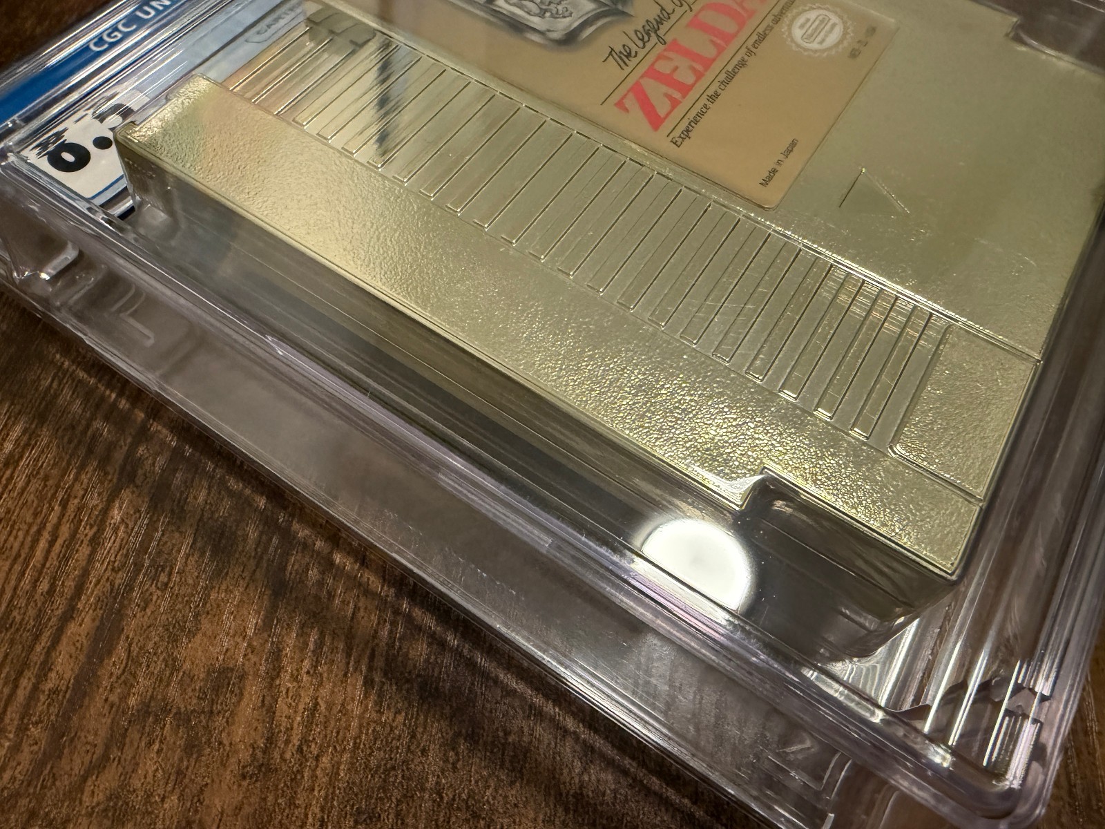 CGC 8.5 oval seal The Legend of Zelda nintendo nes gold cart factory MINT 8.5