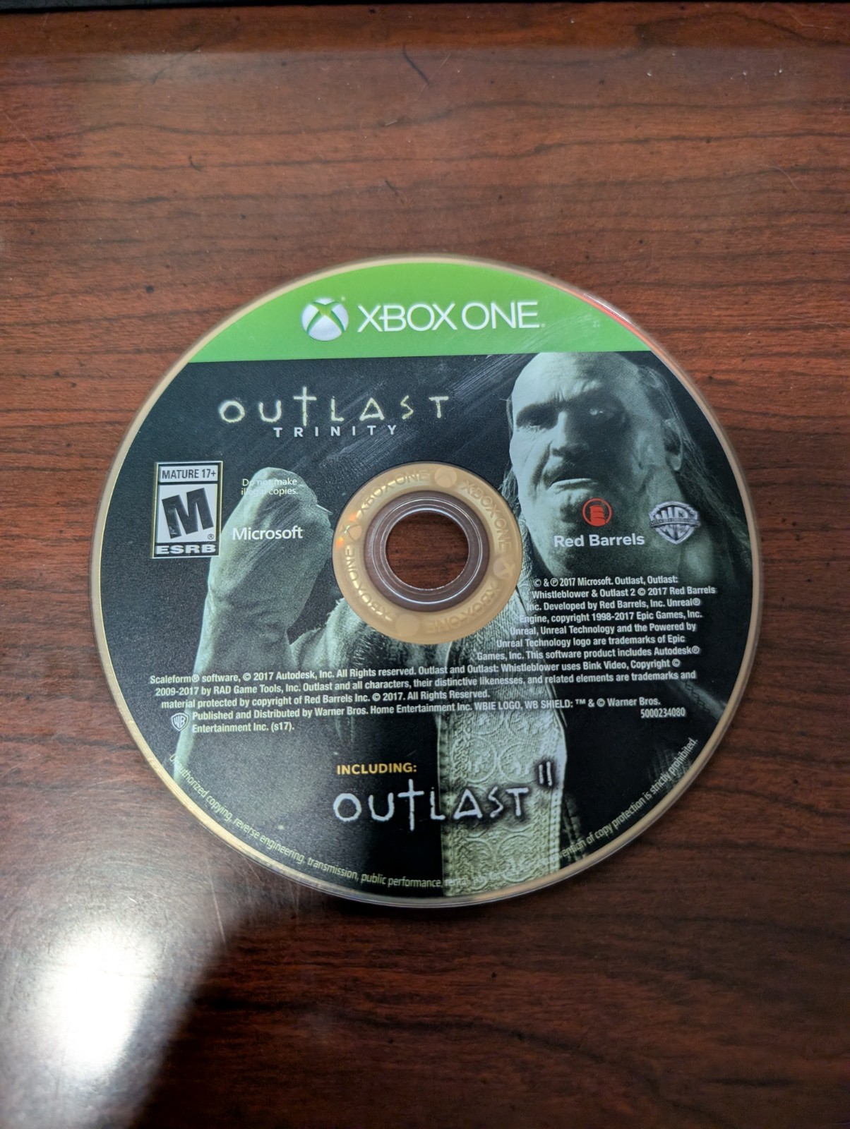 Outlast Trinity (Microsoft Xbox One) NO TRACKING – DISC ONLY 5644