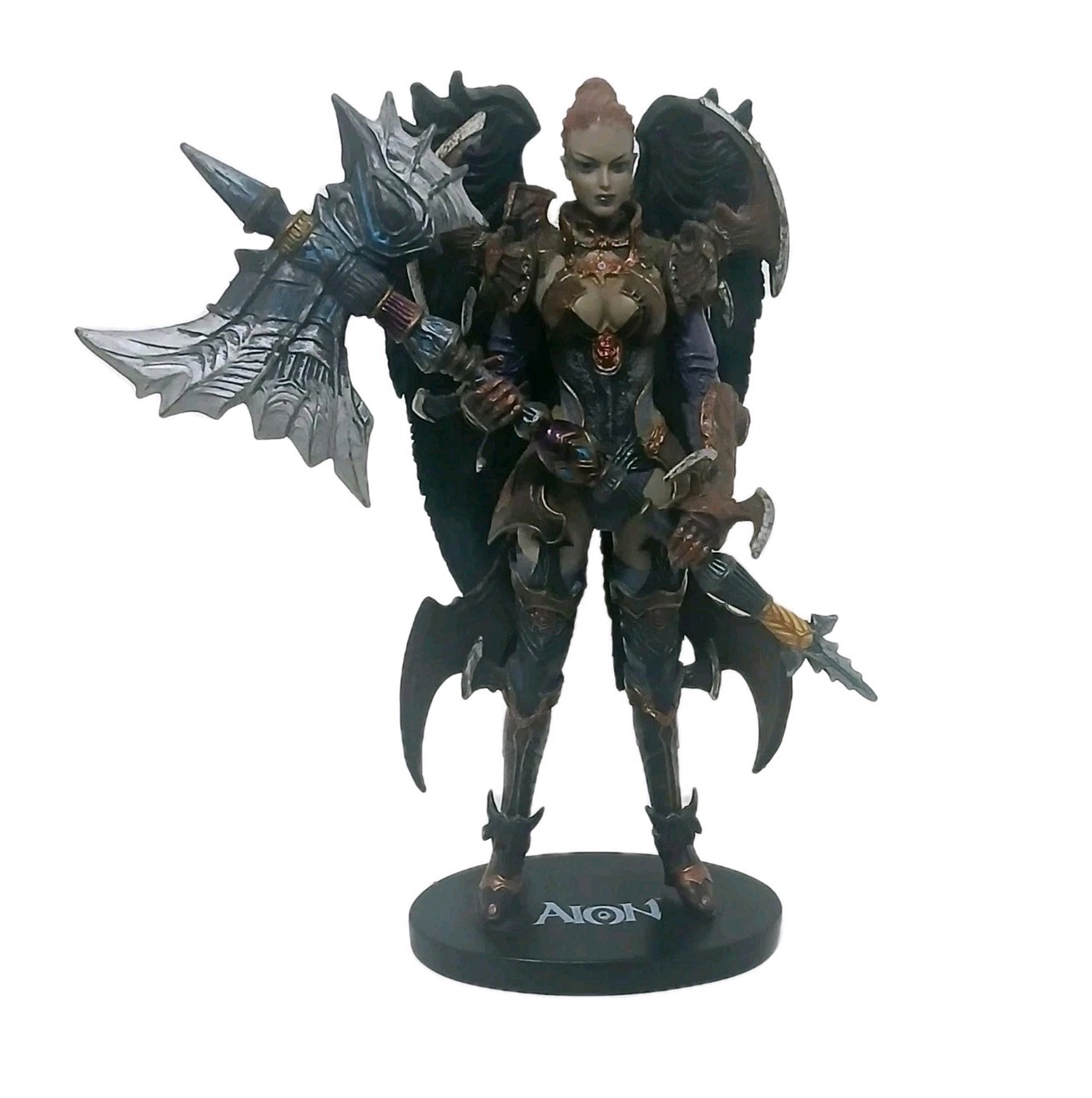 Avia Figure from Aion Limited Collectors Edition Winged Asmodian Daeva 6.25 Tall