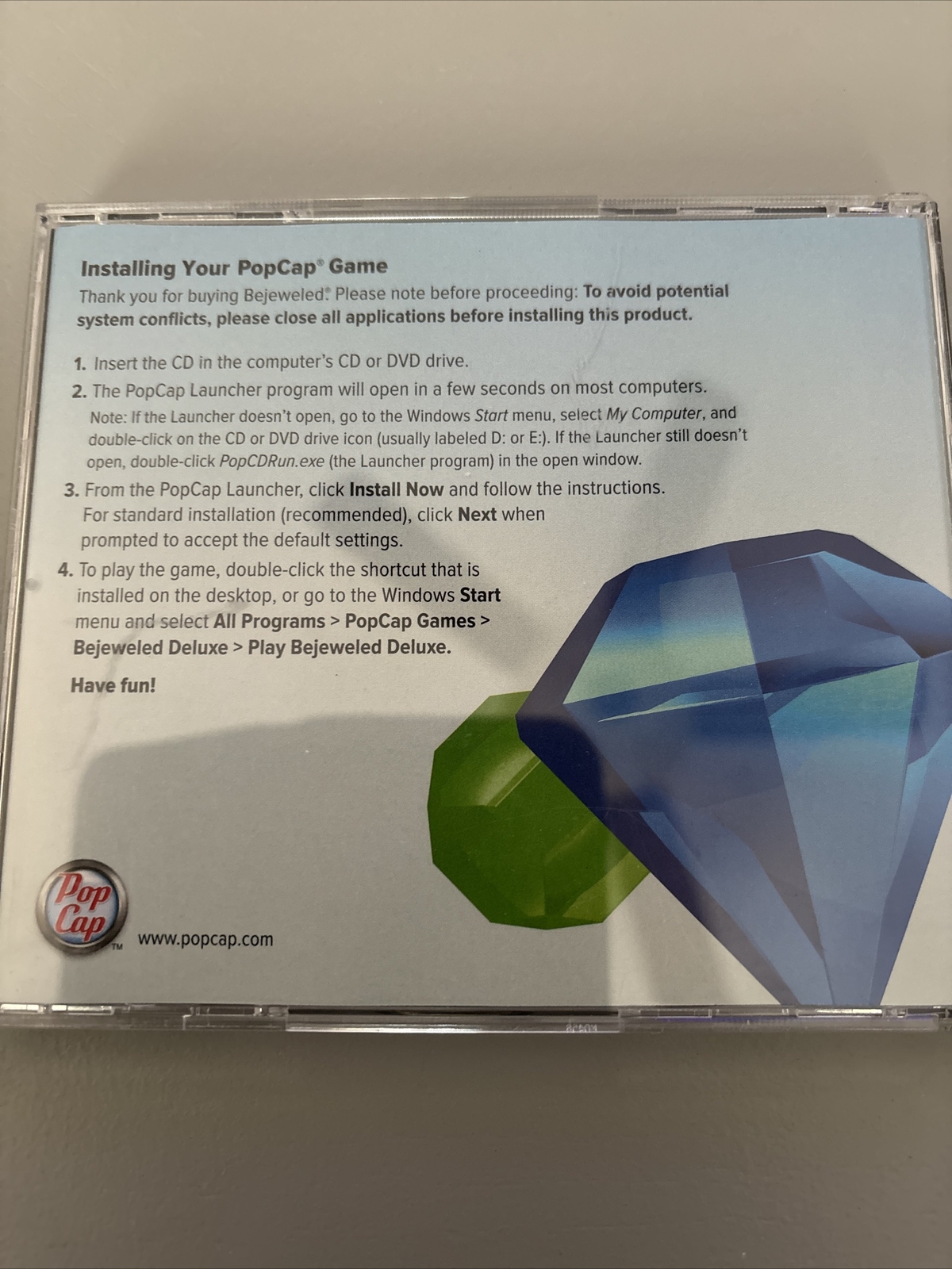 Bejeweled (PC, 2001)