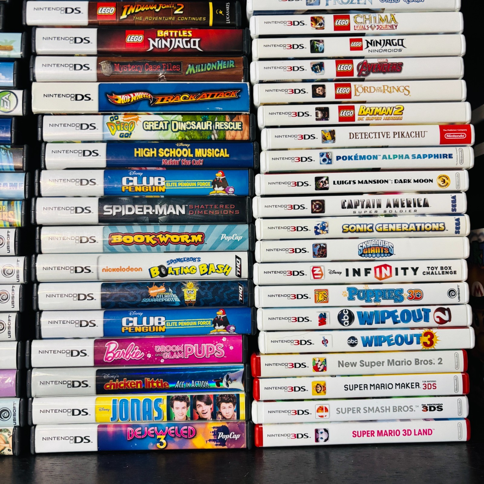 U PICK – Nintendo DS 2DS 3DS Games Super Mario Sonic Lego Star Wars Pets Sims +