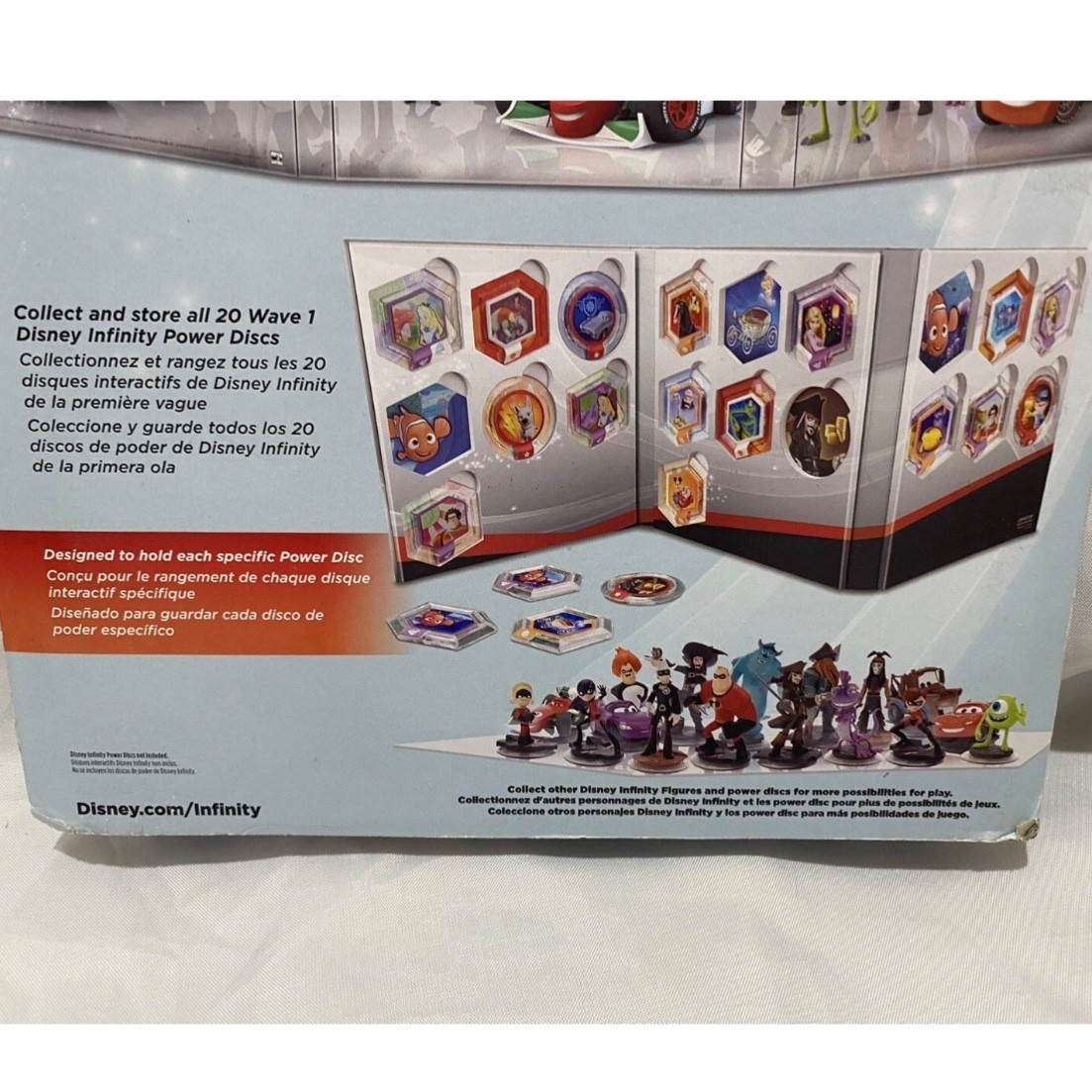 Disney Infinity 2.0 Power Disc Album Storage Case Collector Book Video Game