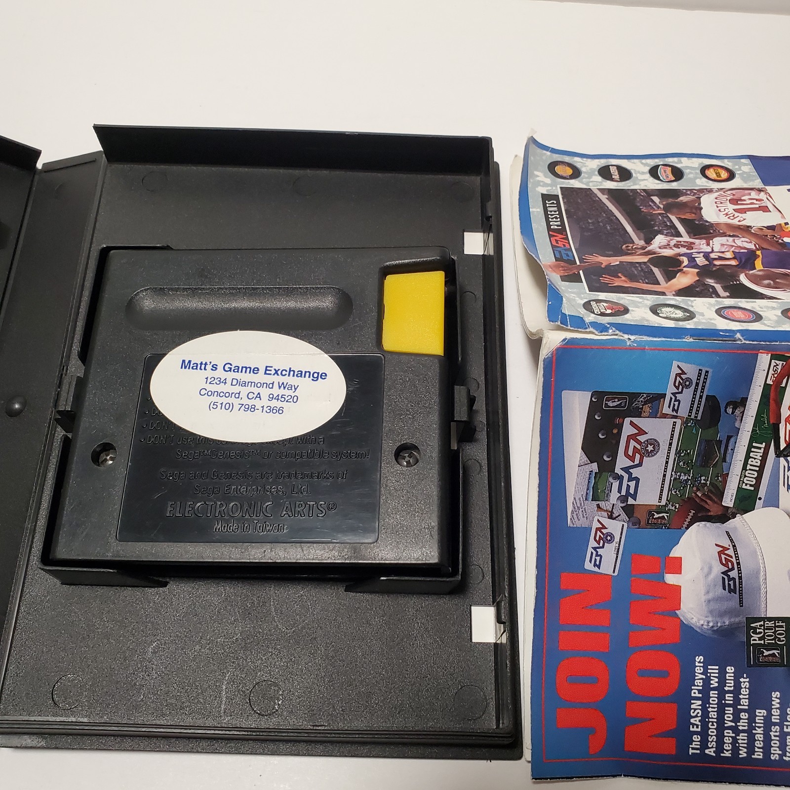 Sega Genesis Mixed Lot – 7 Sports Games Baseball Golf Football Basketball TESTED
