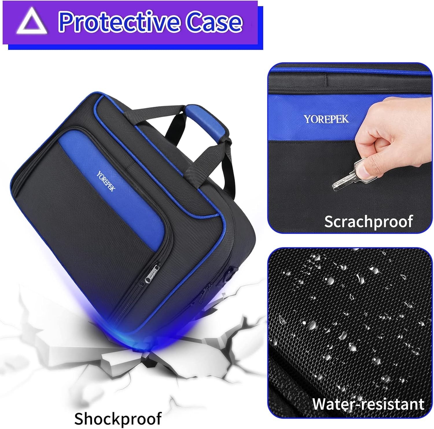 YOREPEK Travel Case for PS5 Console Carrying Bag for PlayStation 5 Accessories