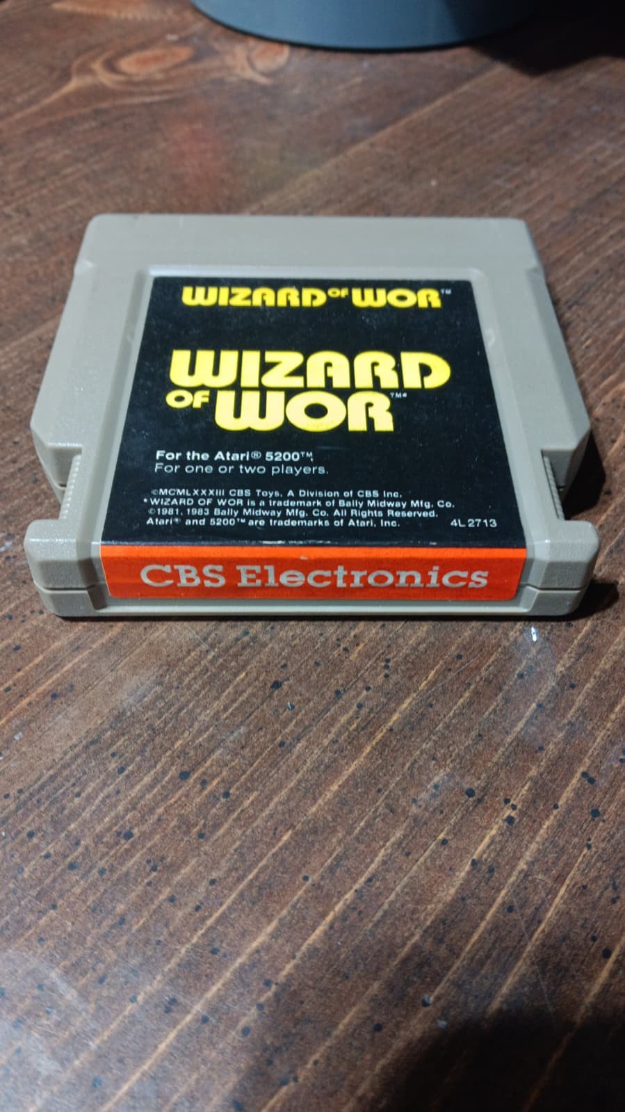 Wizard Of Wor (Atari 5200, 1984) With manual, box, and game!