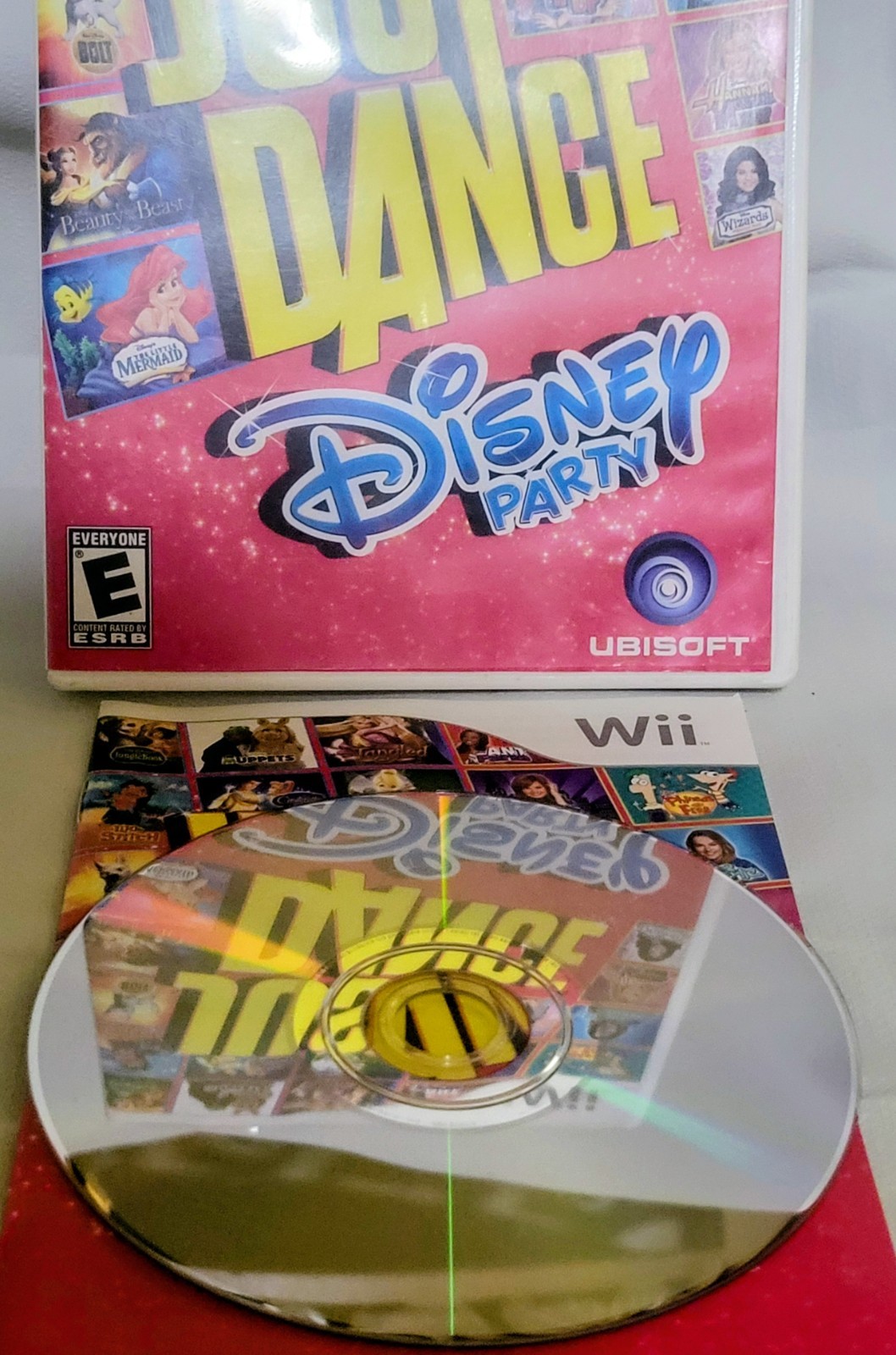 Just Dance: Disney Party (Nintendo Wii, 2012) Complete w/ Manual Tested Working