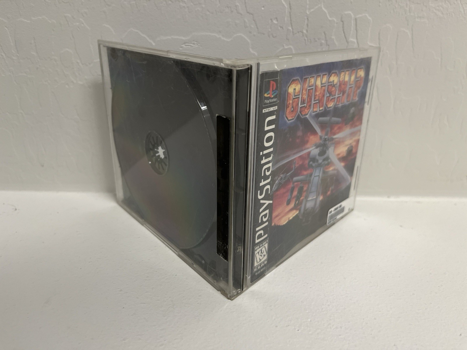 Gunship Playstation 1 PS1 Hollywood Video Variant No Back Cover Artwork Tested