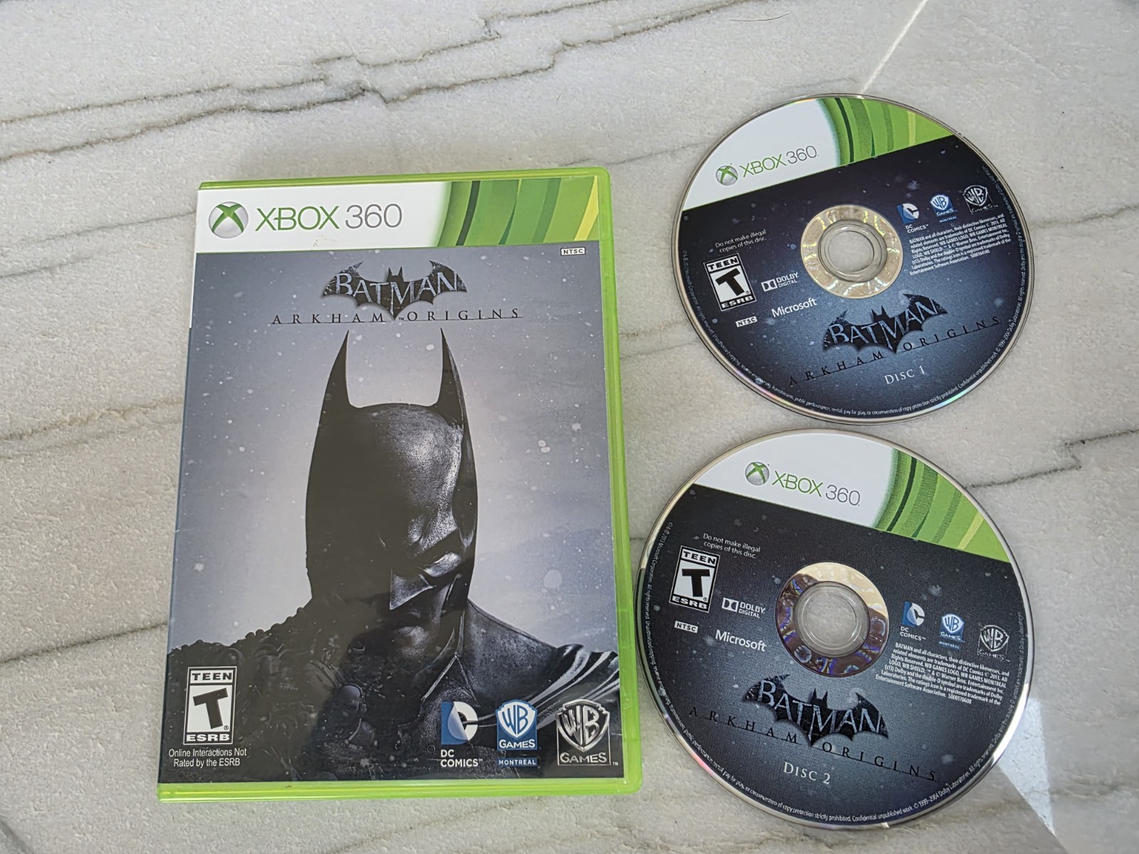 Batman: Arkham Origins (Microsoft Xbox 360, 2013) Free Fast Shipping No Manual