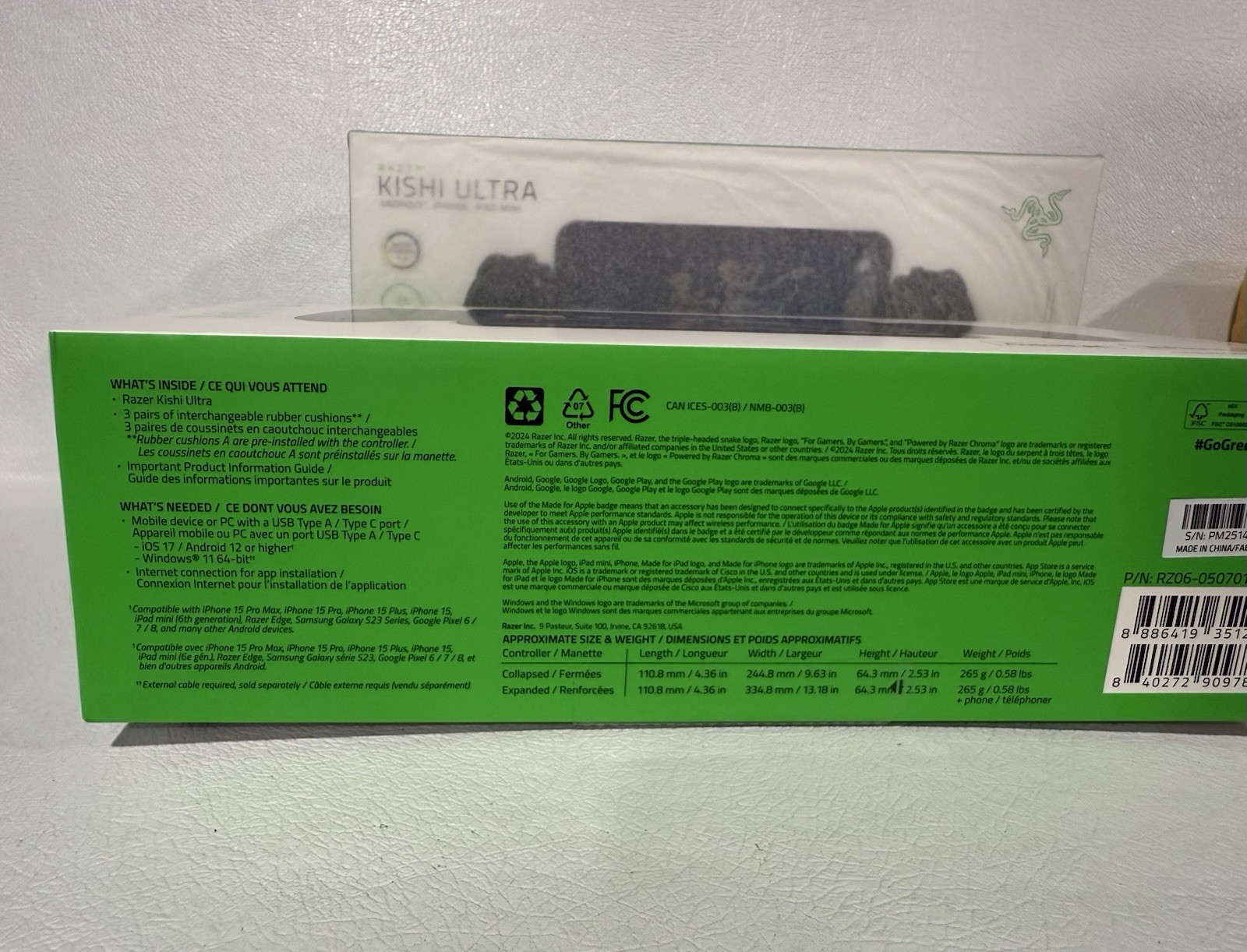 ONE – New Razer Kishi Ultra Mobile Gaming Controller For Android & Apple iPhone
