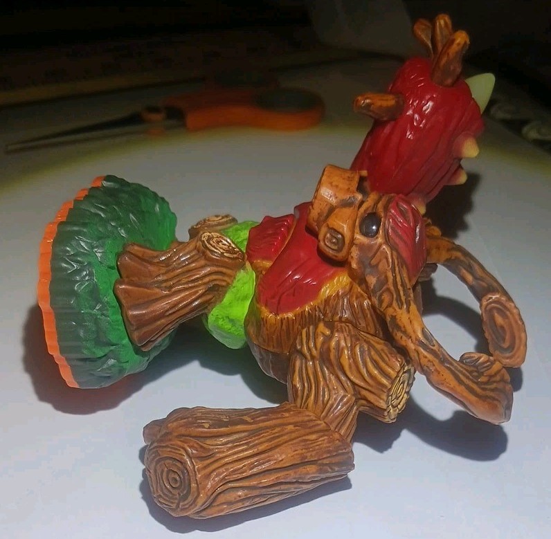 Skylanders GIANTS Bash Stump Cynder Tree Rex Series 2 orange base –