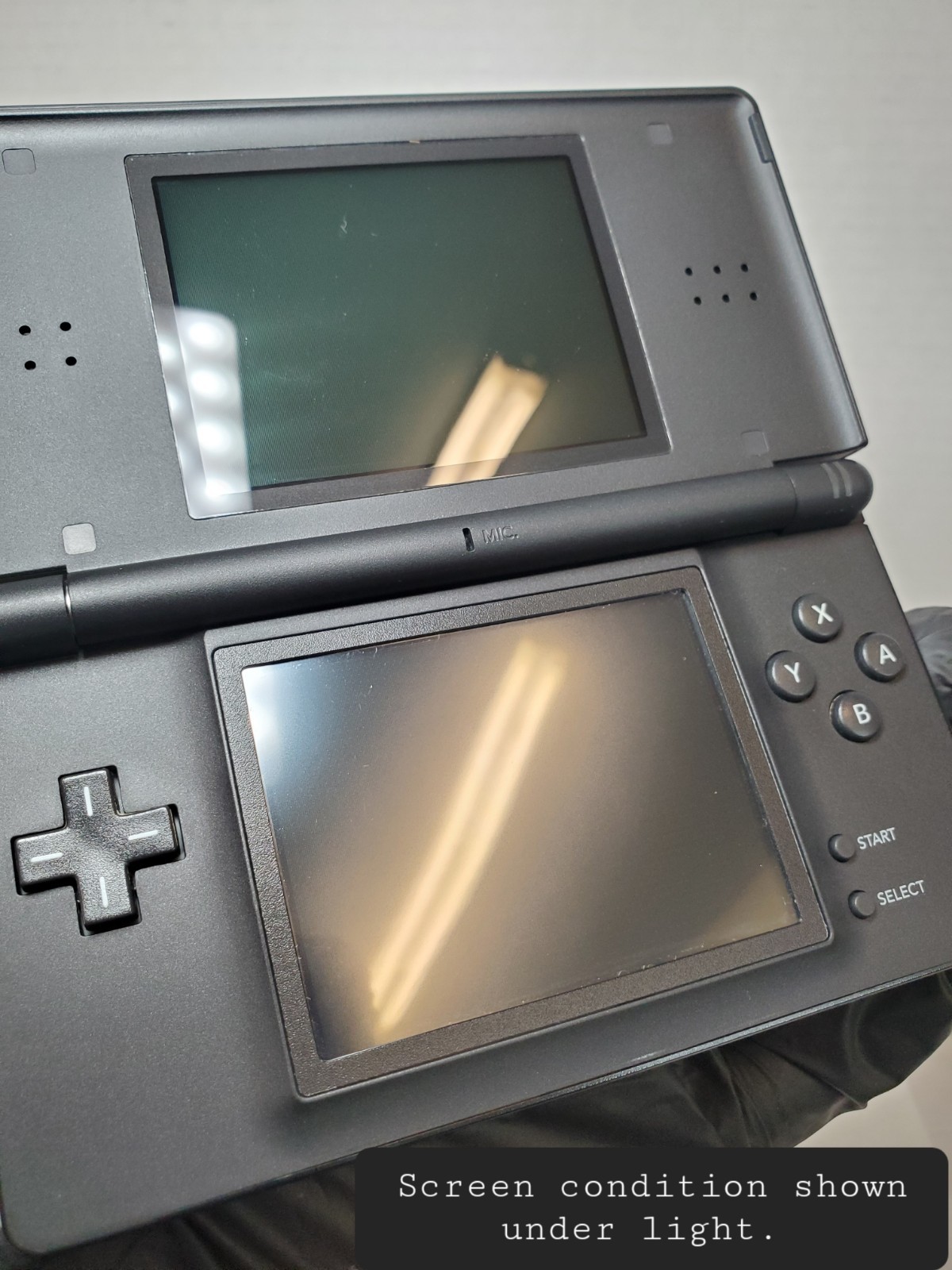 Nintendo DS Lite Onyx Black (USG-001) w OEM Accessories Bag & 3🔥 Games TESTED✅️