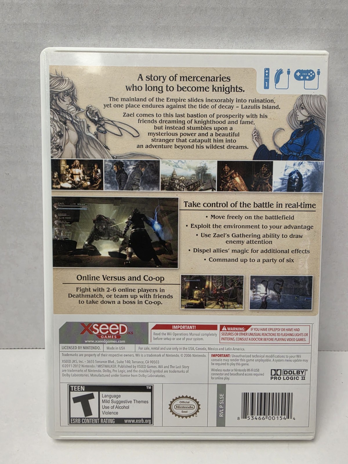The Last Story – Nintendo Wii Mint Collecting Quality