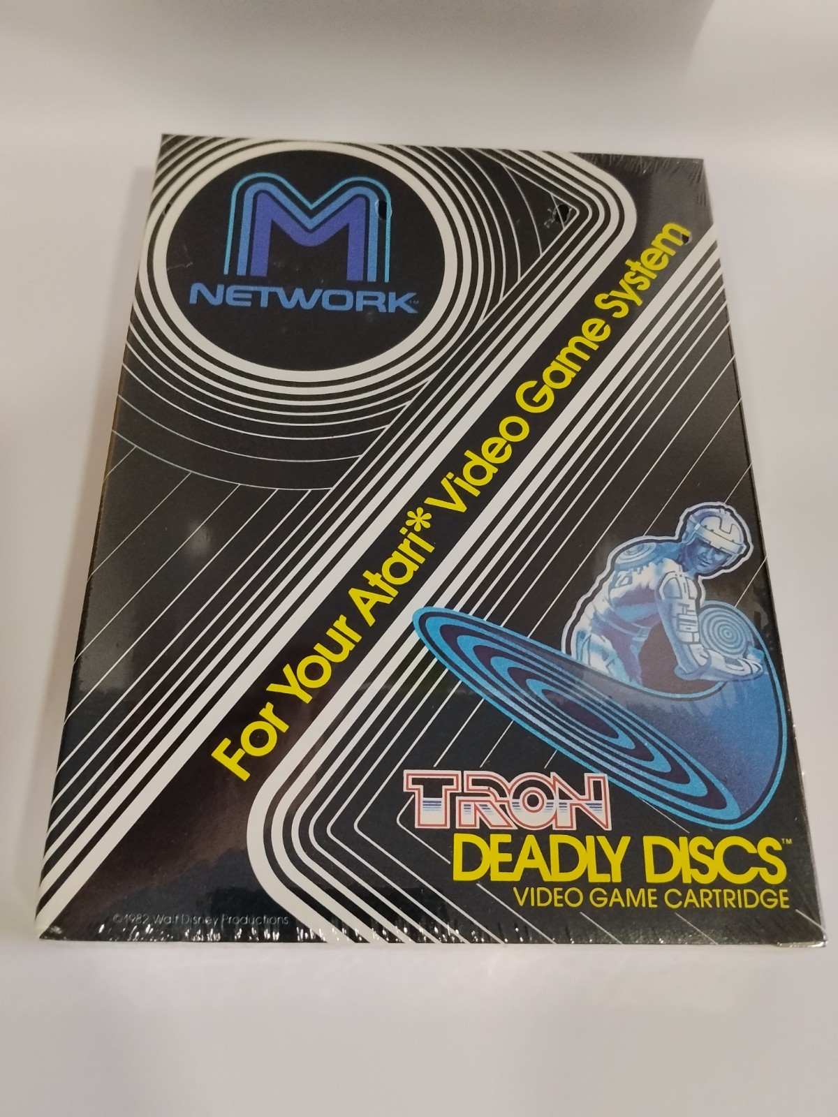 TRON Deadly Disc M-network Mattel Atari 2600 Mint Brand New Sealed