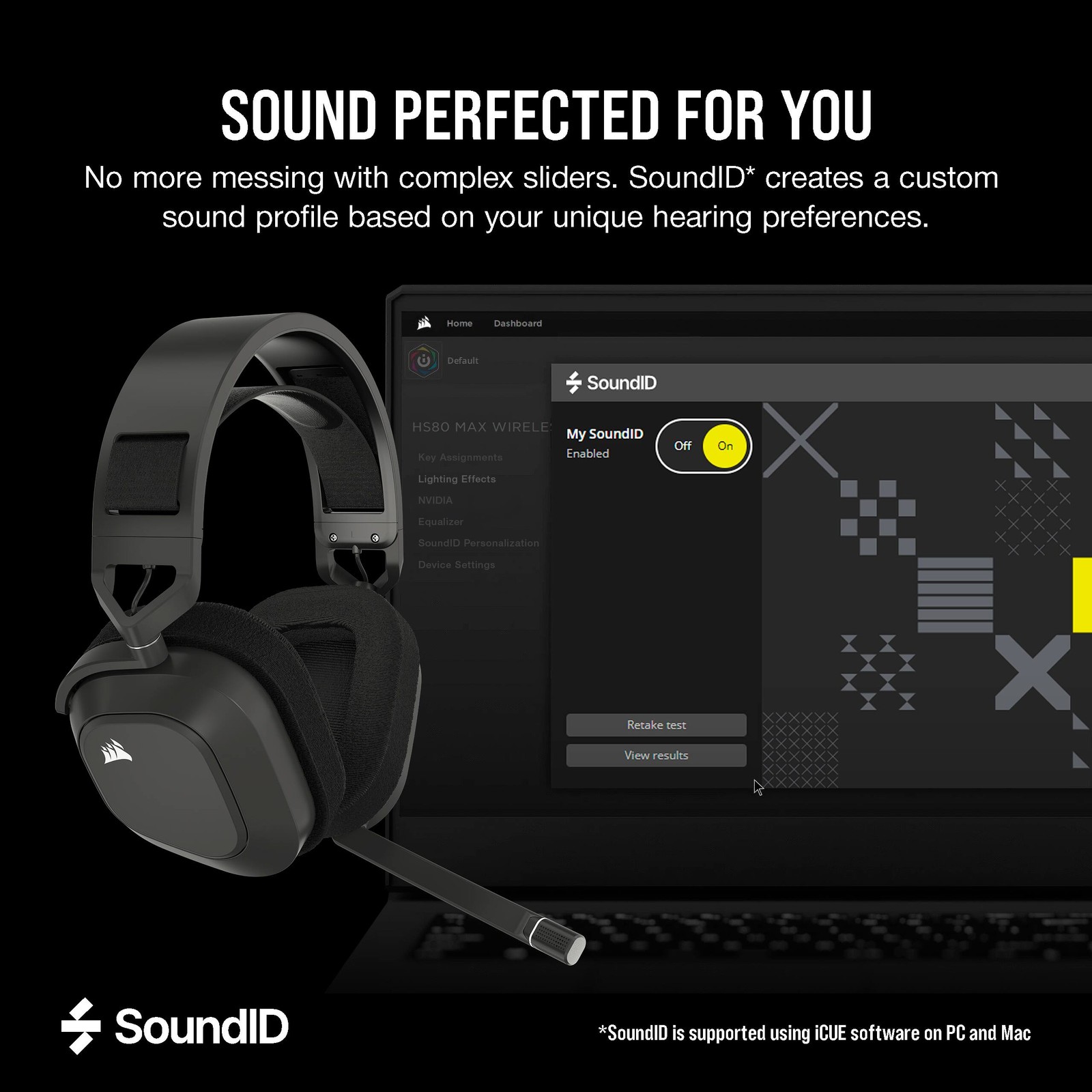 CORSAIR – HS80 MAX Wireless Gaming Headset for PC, PS5, PS4 – Steel Gray