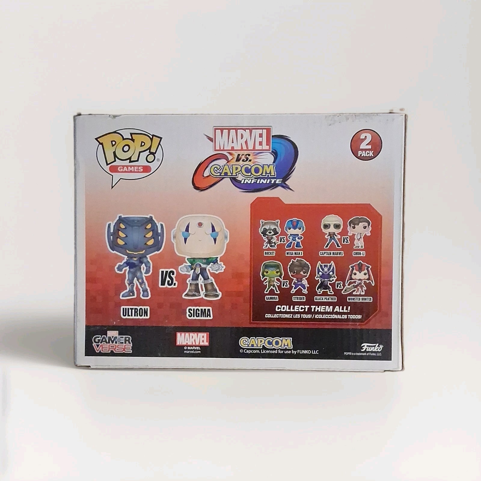 Funko Pop! Games Vinyl Ultron vs Sigma 2-Pack Marvel vs Capcom Infinite 2017
