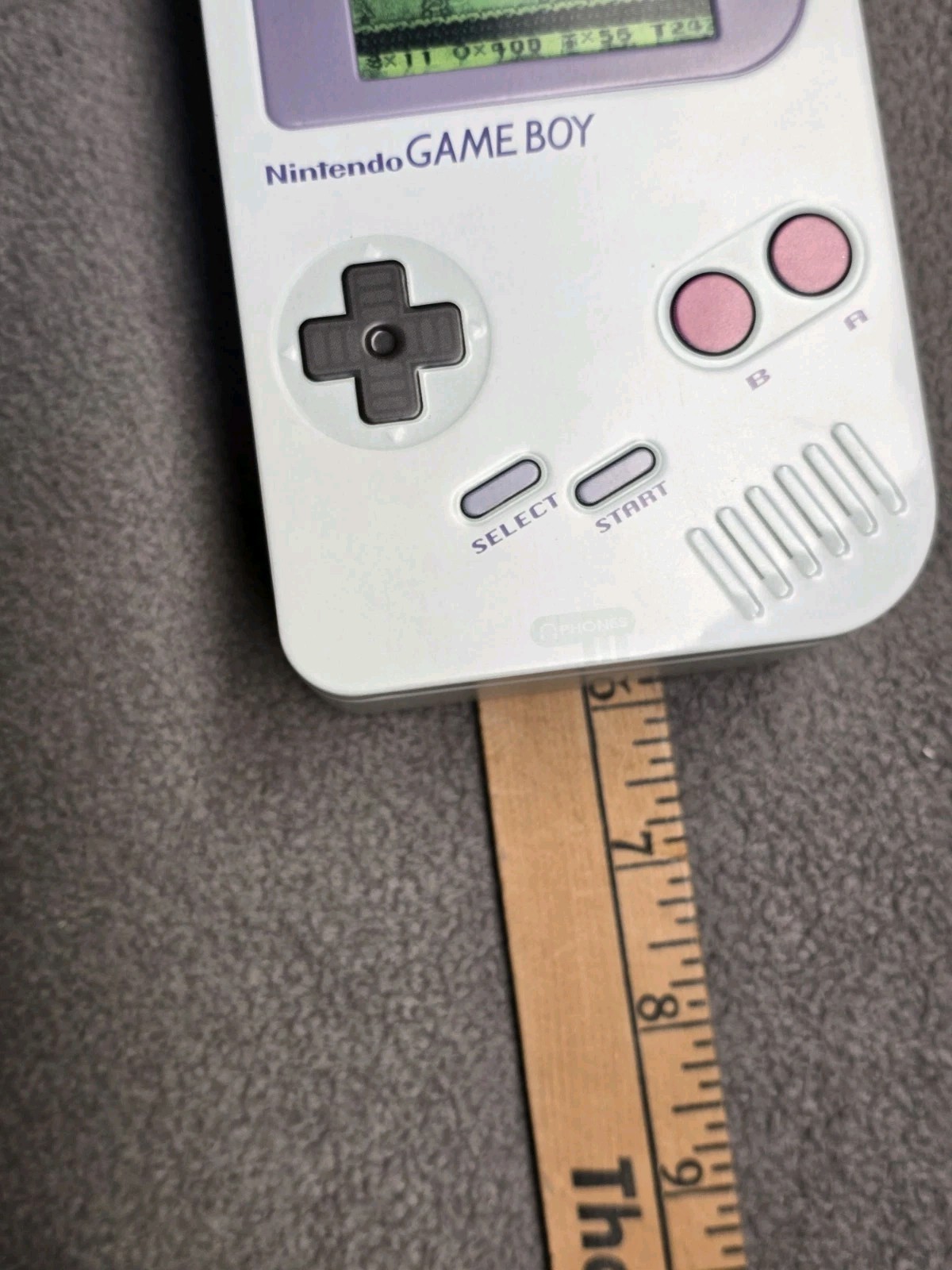 Nintendo Game Boy Tin Coin Bank Money Box Super Mario