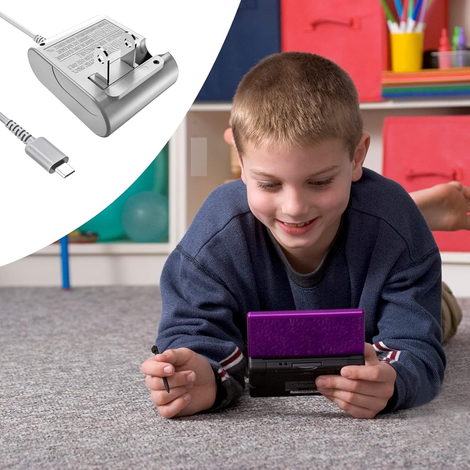 Official OEM Nintendo DS Lite AC Adapter Charger USG-002 (USA), DC5.2V 450mA