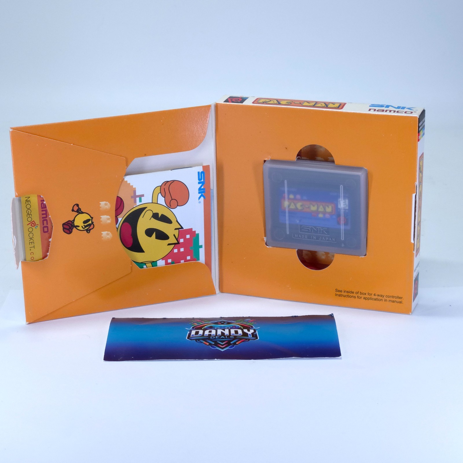 Pac-Man CIB W/ Manual + Saled CrossRings – Neo Geo Pocket Color