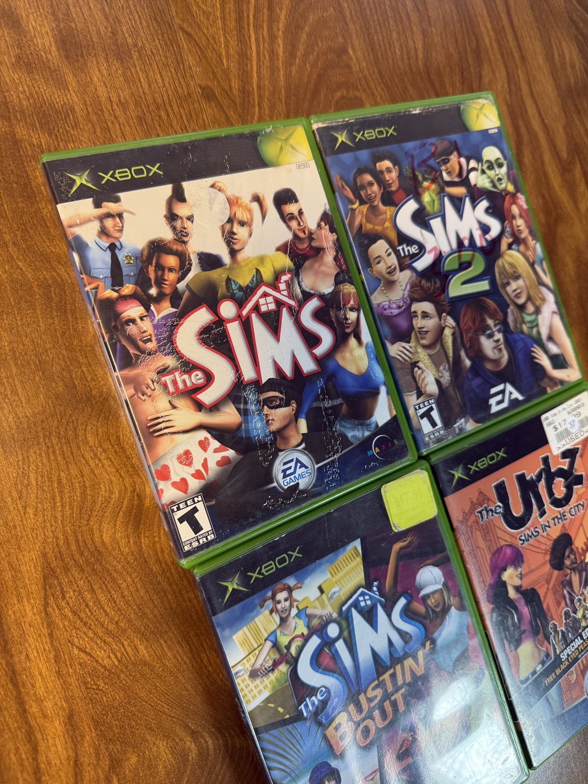 The Sims Original Xbox Game Lot 4 Games – 1 Bustin Out & Urbz Life Simulation