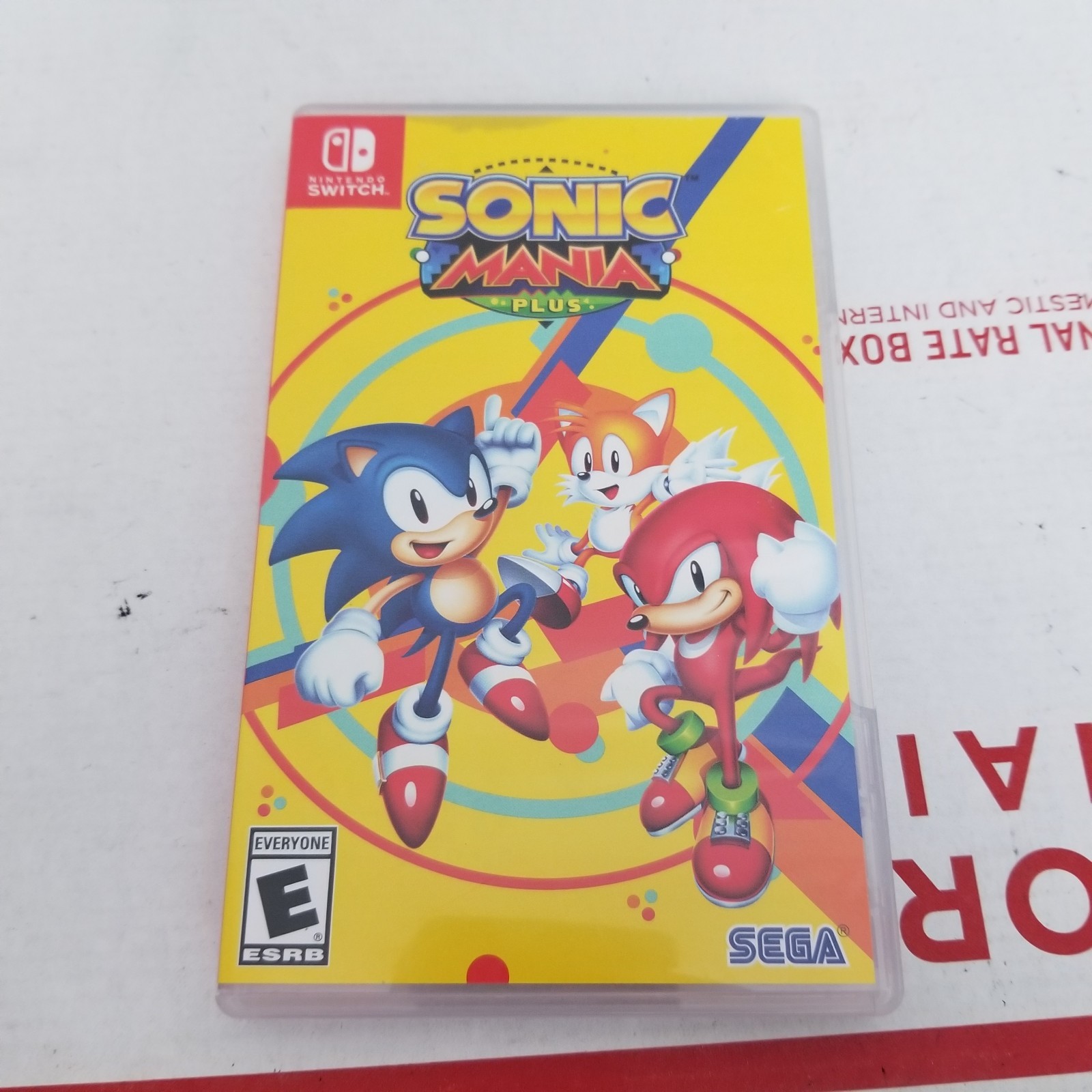 Sonic Mania Plus Nintendo Switch in Box Tested Working