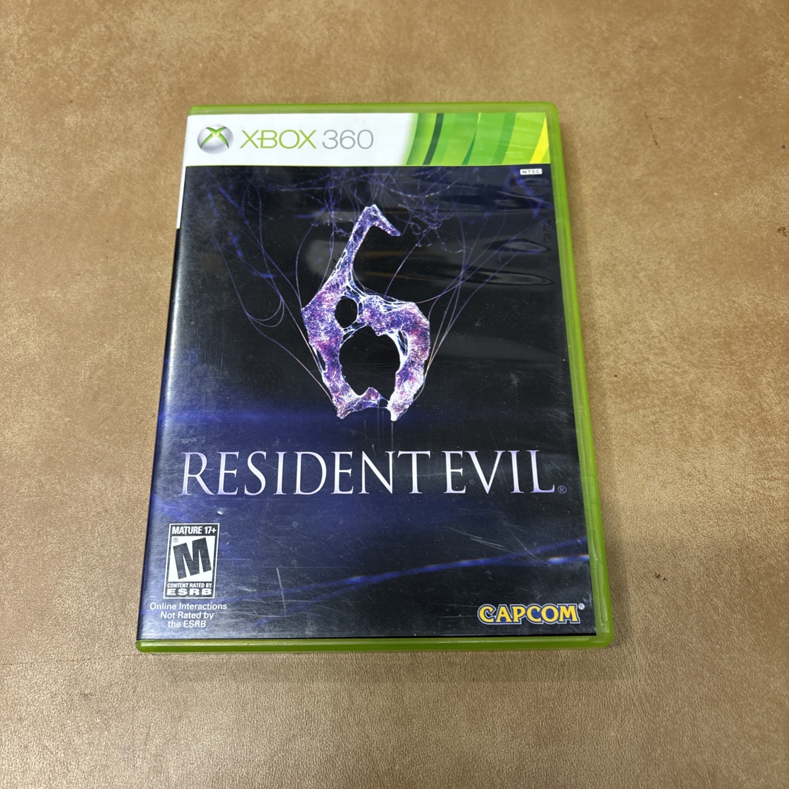 Resident Evil 6 (Microsoft Xbox 360, 2012) w/Insert – Tested – RE6 Capcom