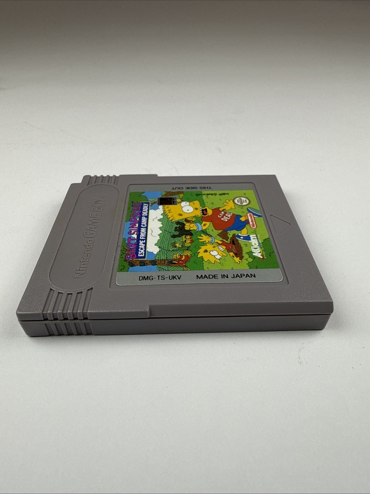 Bart Simpson’s Escape From Camp Deadly (Nintendo Game Boy) Authentic TESTED