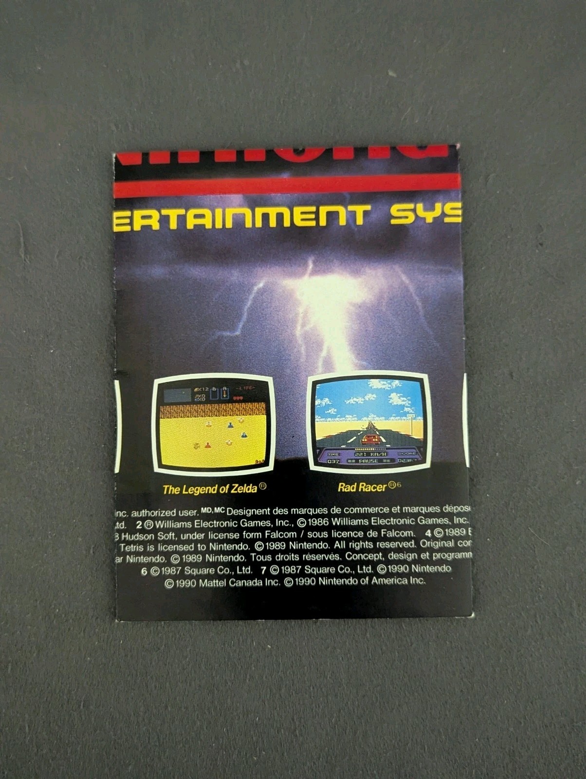 1990 Nintendo Fold Out Promo Poster Insert “Now You’re Playing with Power”