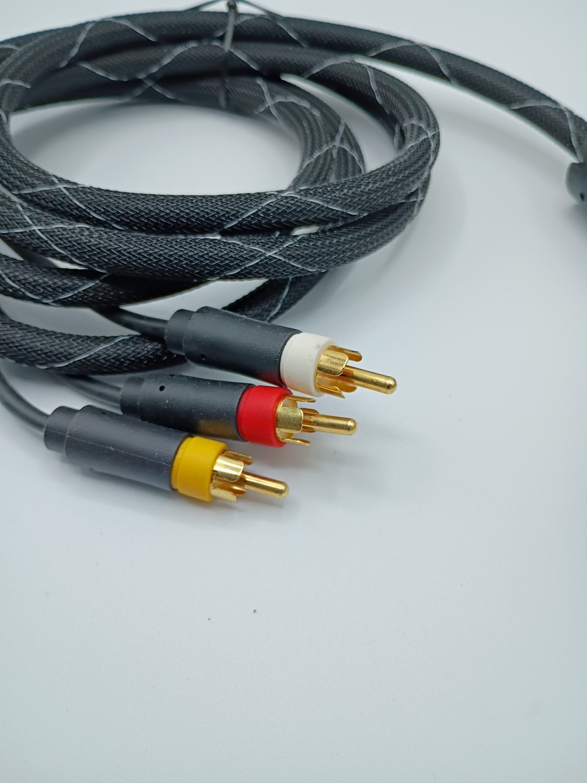 Sony PlayStation 1 2 3 Braided Av Cable- Brand New 6ft Cable