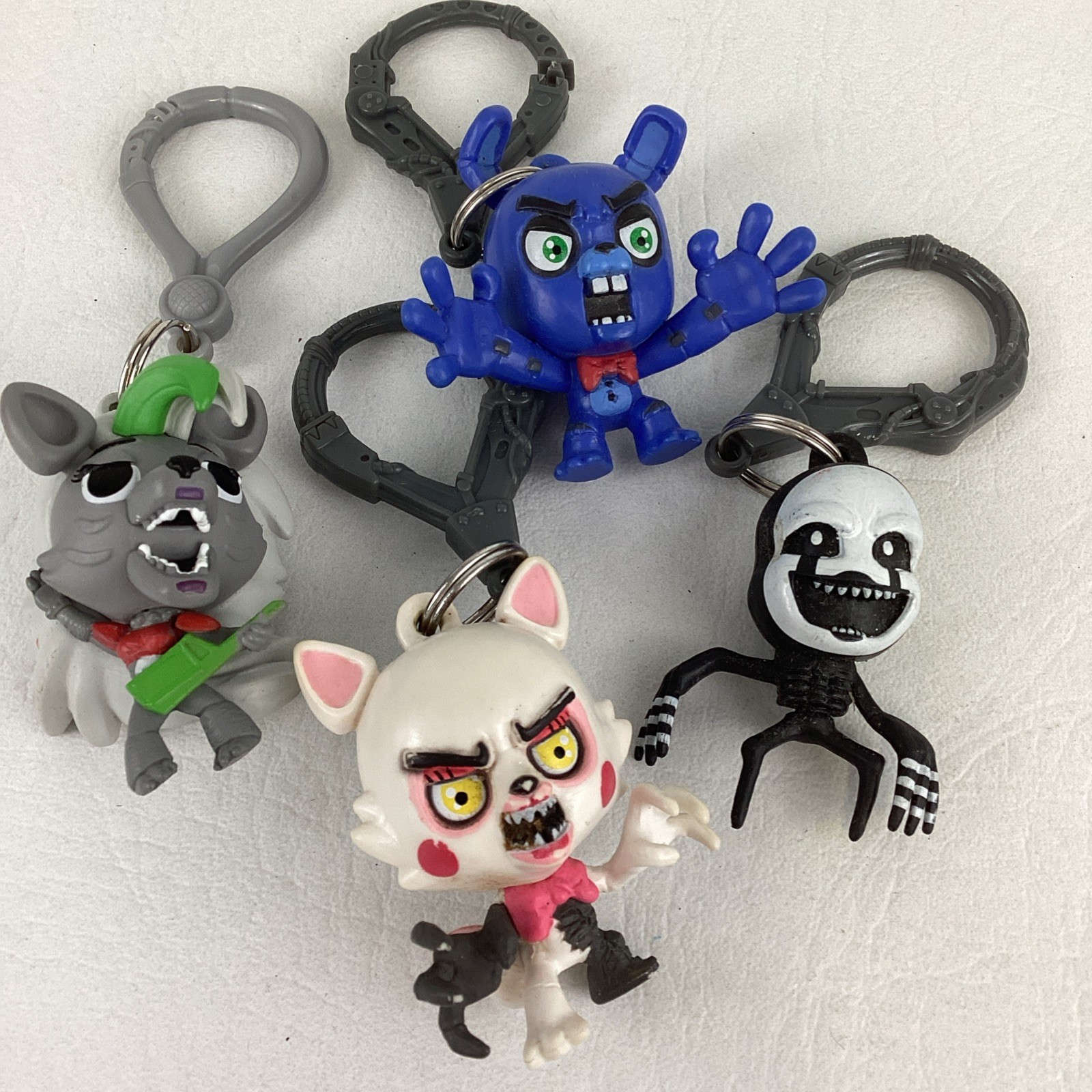 Five Nights At Freddy’s Keychain Lot Clip Backpack Hanger Figures Bonnie Puppet
