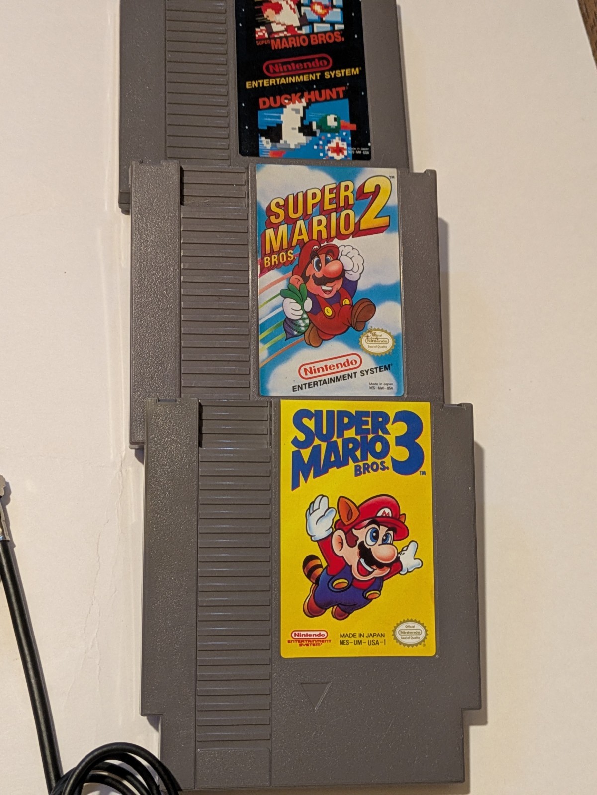 Nintendo NES-101 TOP LOADER Bundle & Super Mario 1, 2 & 3 *Everything Tested*