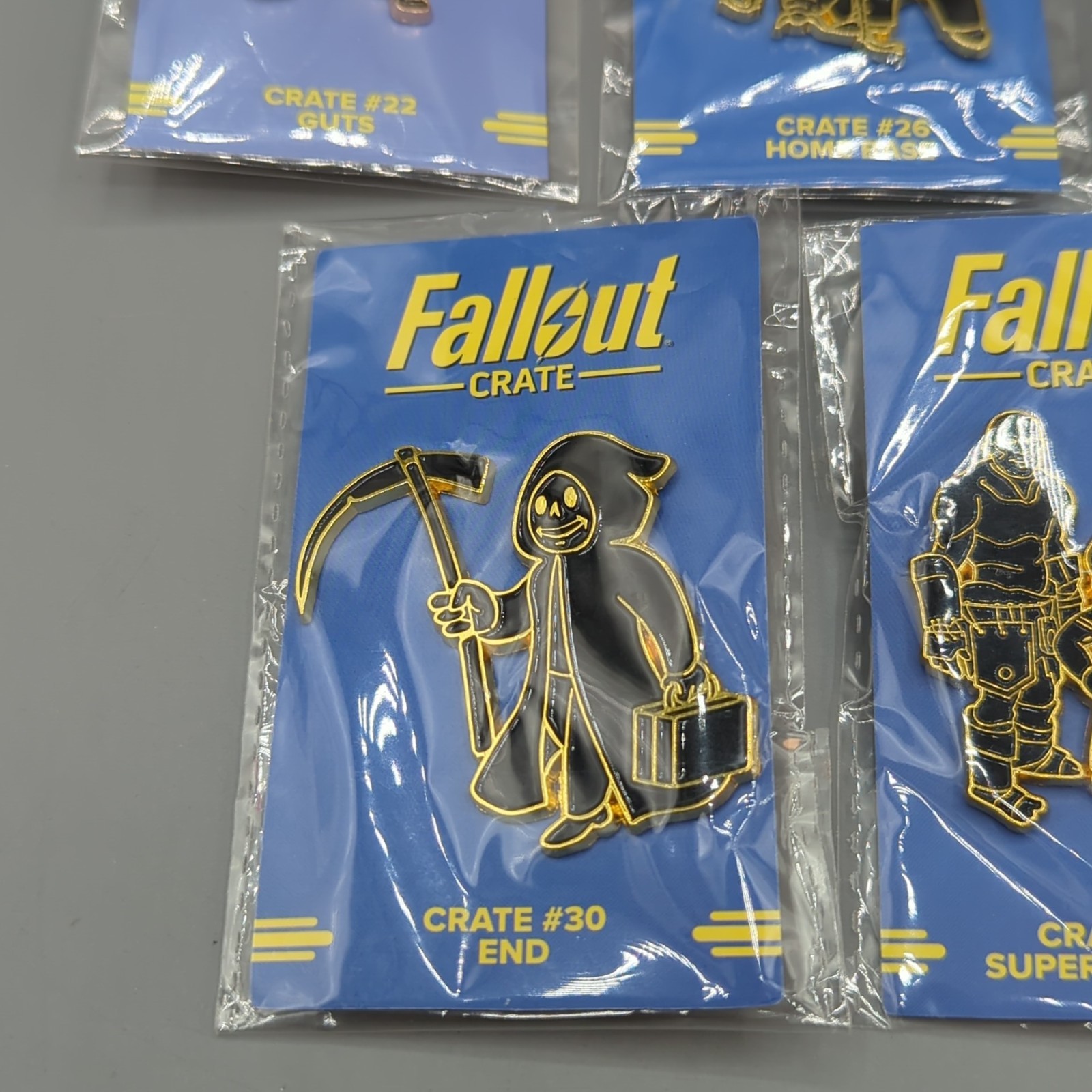 Lot of 5 Loot Crate Fallout Crate Pins #22, #26, #27, #30, #32 New
