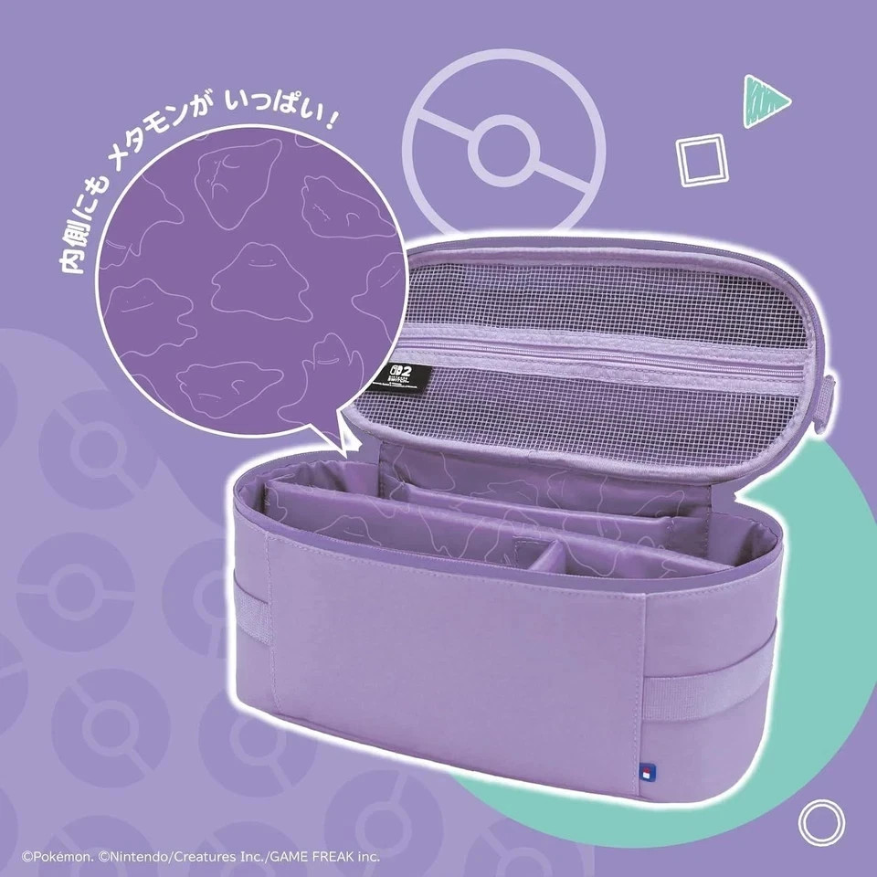Ditto Pouch & Bag 2-Piece Set for Switch 2 HORI Official Pokémon Case Japan PSL