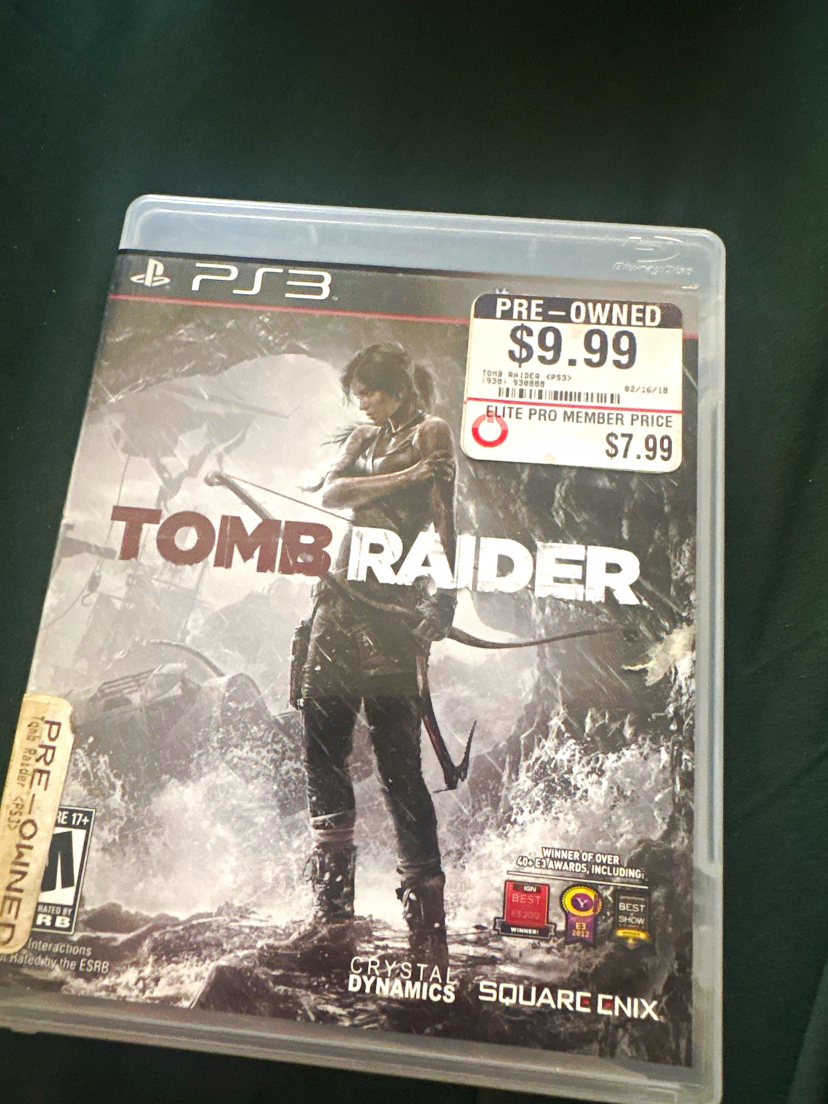 Square Enix Tomb Raider PS3 M (Mature) Action & Adventure, Tomb Raider Series