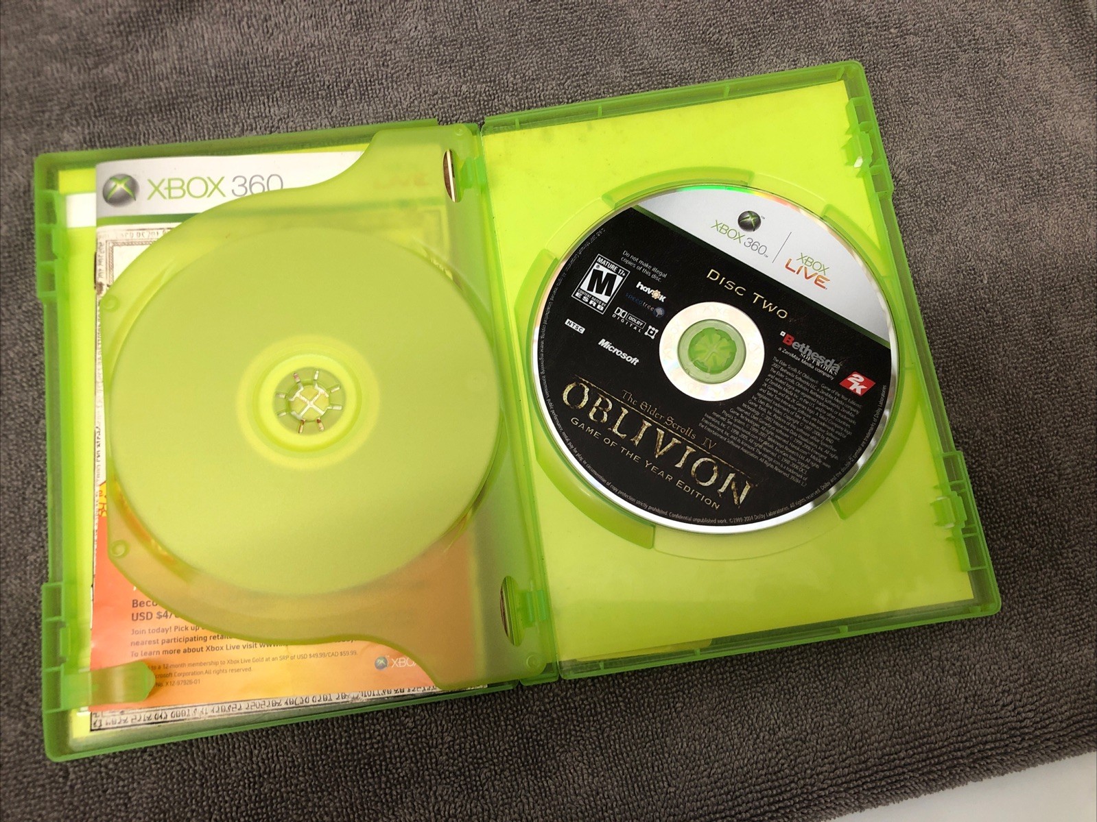 Microsoft Xbox 360 Lot/Bundle of 6 Games (Oblivion, Techno2, Dishonored)