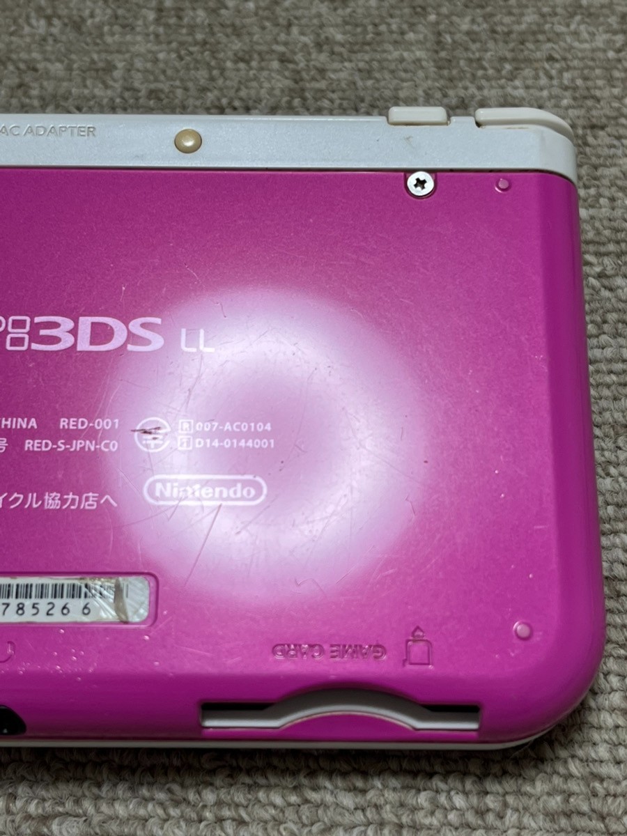 New Nintendo 3DS XL LL White x pink Console region Japanese B63