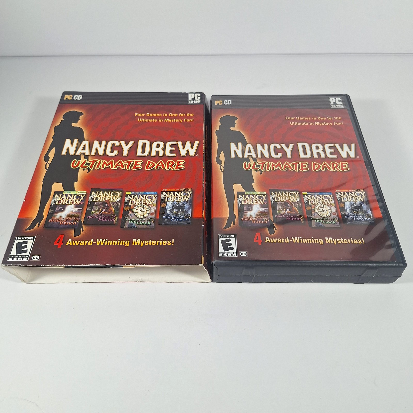 Nancy Drew PC Games Lot Collector’s Edition Tin, Triple Threat 1 and 2, Ultimate