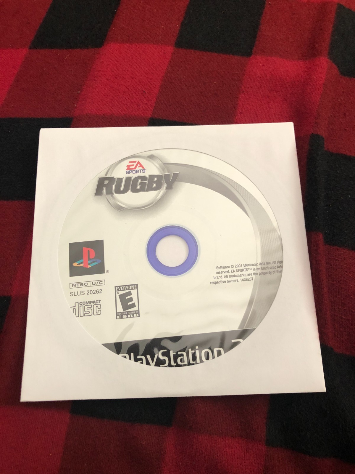 Rugby Sony Playstation 2 2001 Disc Only Tested Works Great Authentic