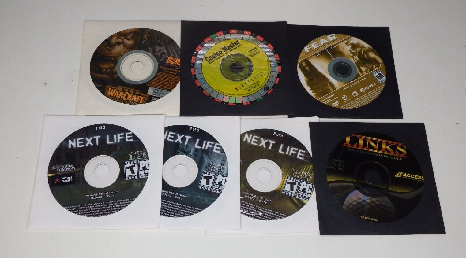 Lot Of 19 PC Video Games – Warcraft, Civilization, Dark Age of Camelot & more!