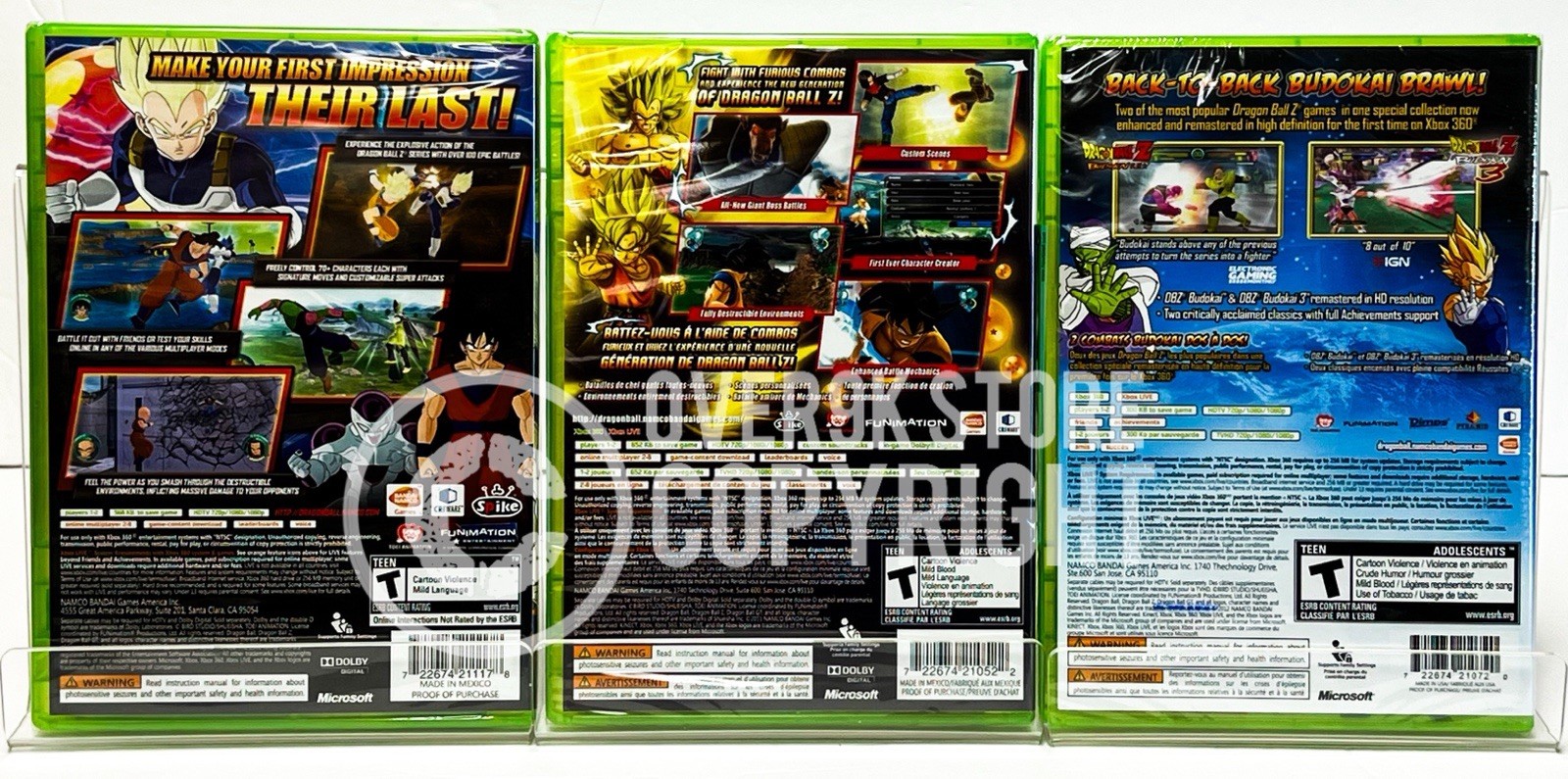Dragon Ball Bundle w/ 3 Games – Xbox 360 – Brand New | Factory Sealed