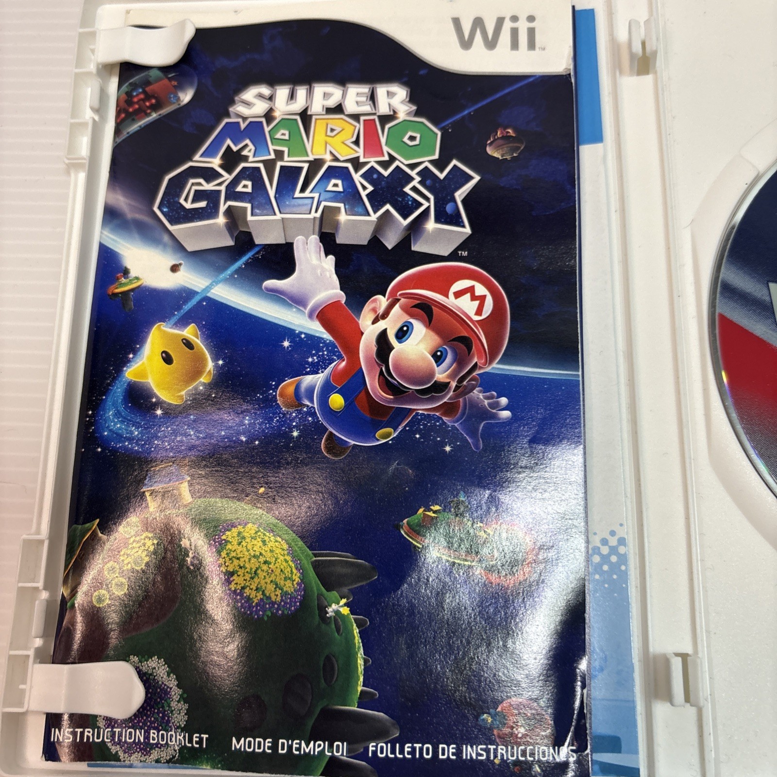 Super Mario Galaxy – Nintendo Wii Game 2007 – Complete