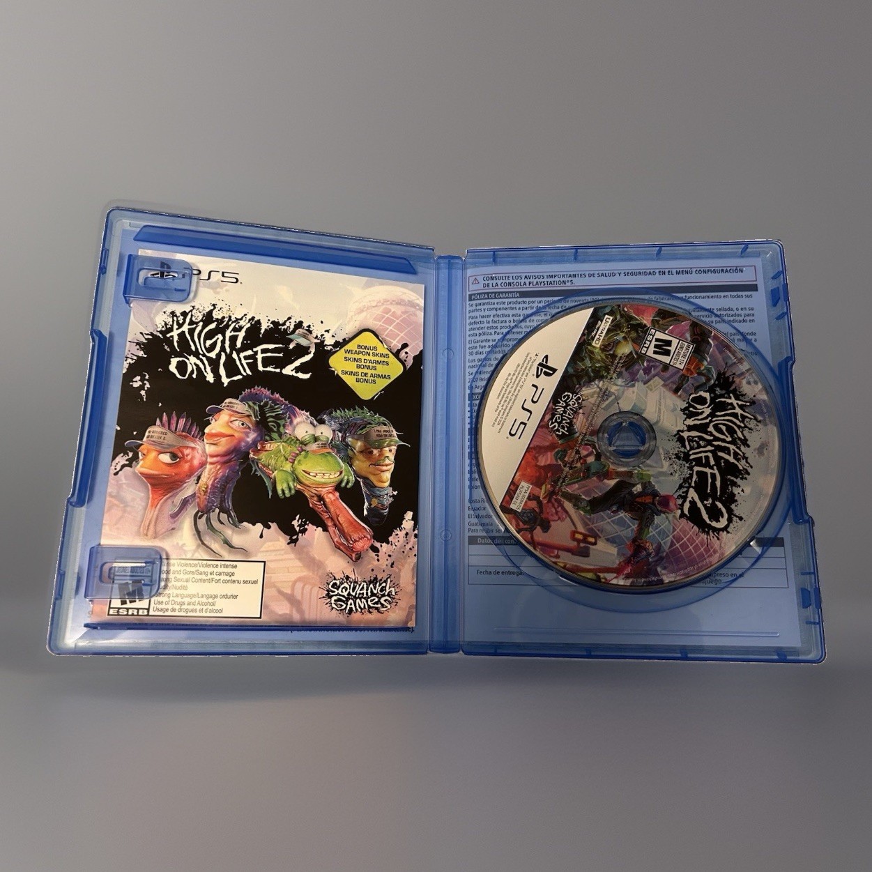 High On Life 2 Physical PS5 Game – Sony PlayStation 5 – DLC Unused – Rare