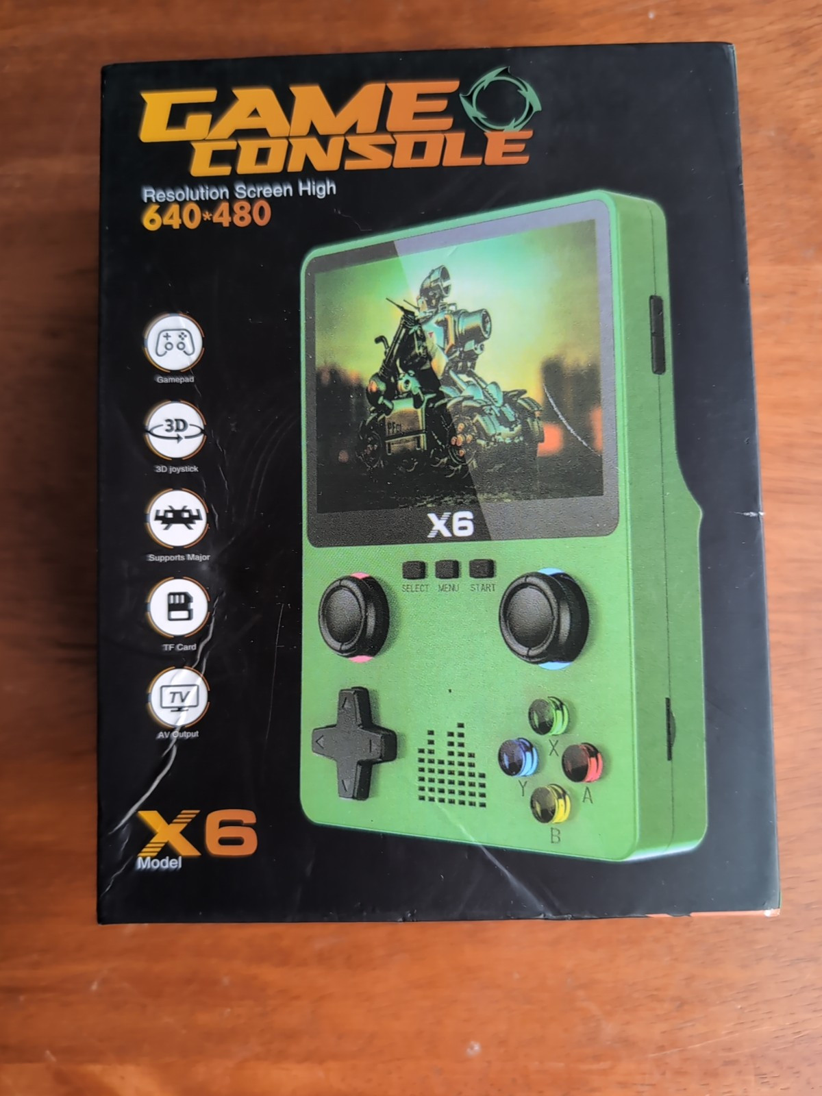 X6 Handheld Game Console 3.5″ Screen, Dual Joystick 100’s Of Games!! Brand New
