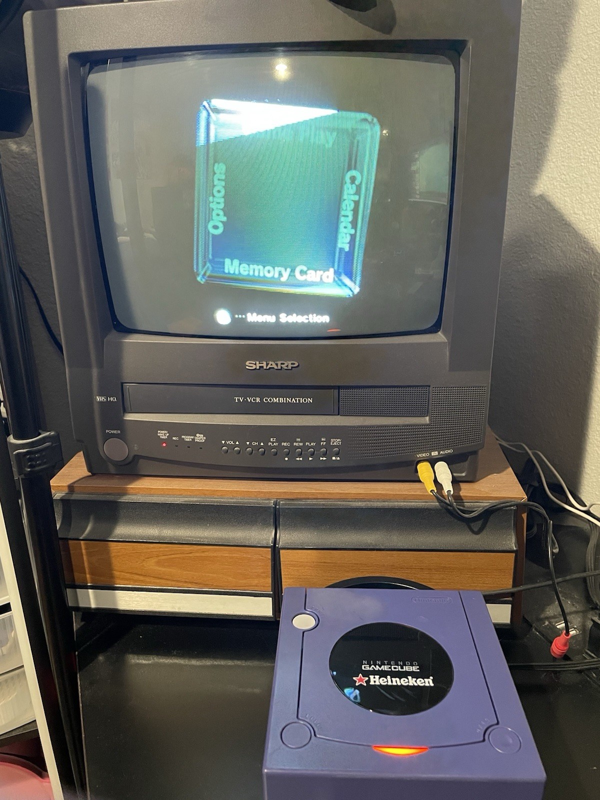 2002 Nintendo Heineken GameCube Indigo Purple Console Limited to 50 Promo
