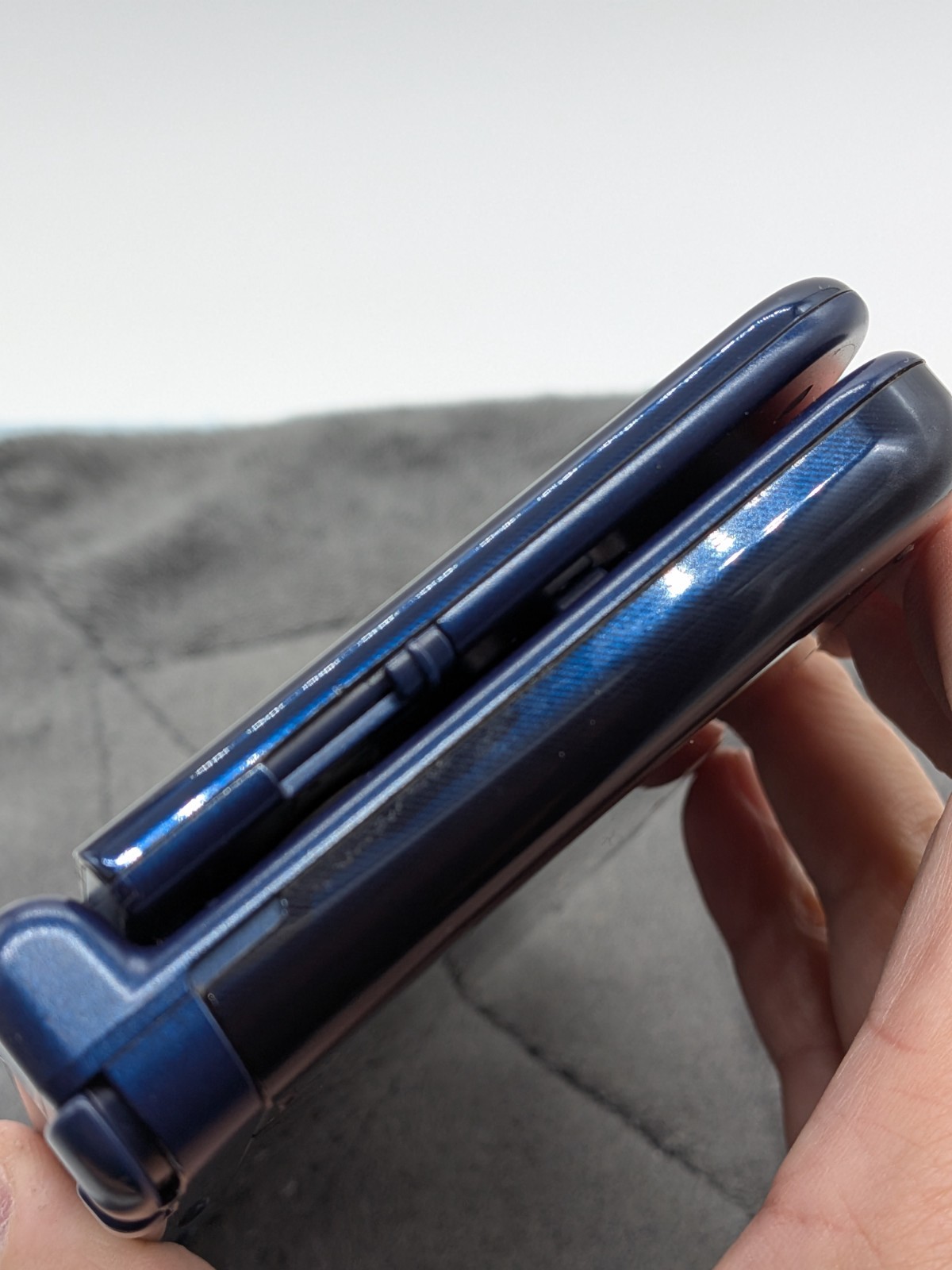 【Excellent5】Nintendo NEW 3DS LL XL Blue Handheld Used Game Console From Japan