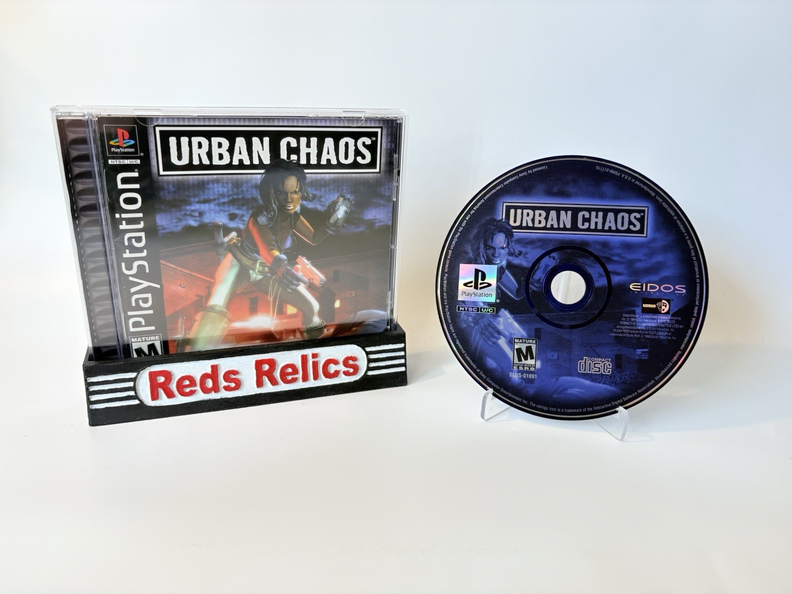 Urban Chaos (Sony Playstation 1 PS1) Complete CIB Excellent w/ 1yr Warranty