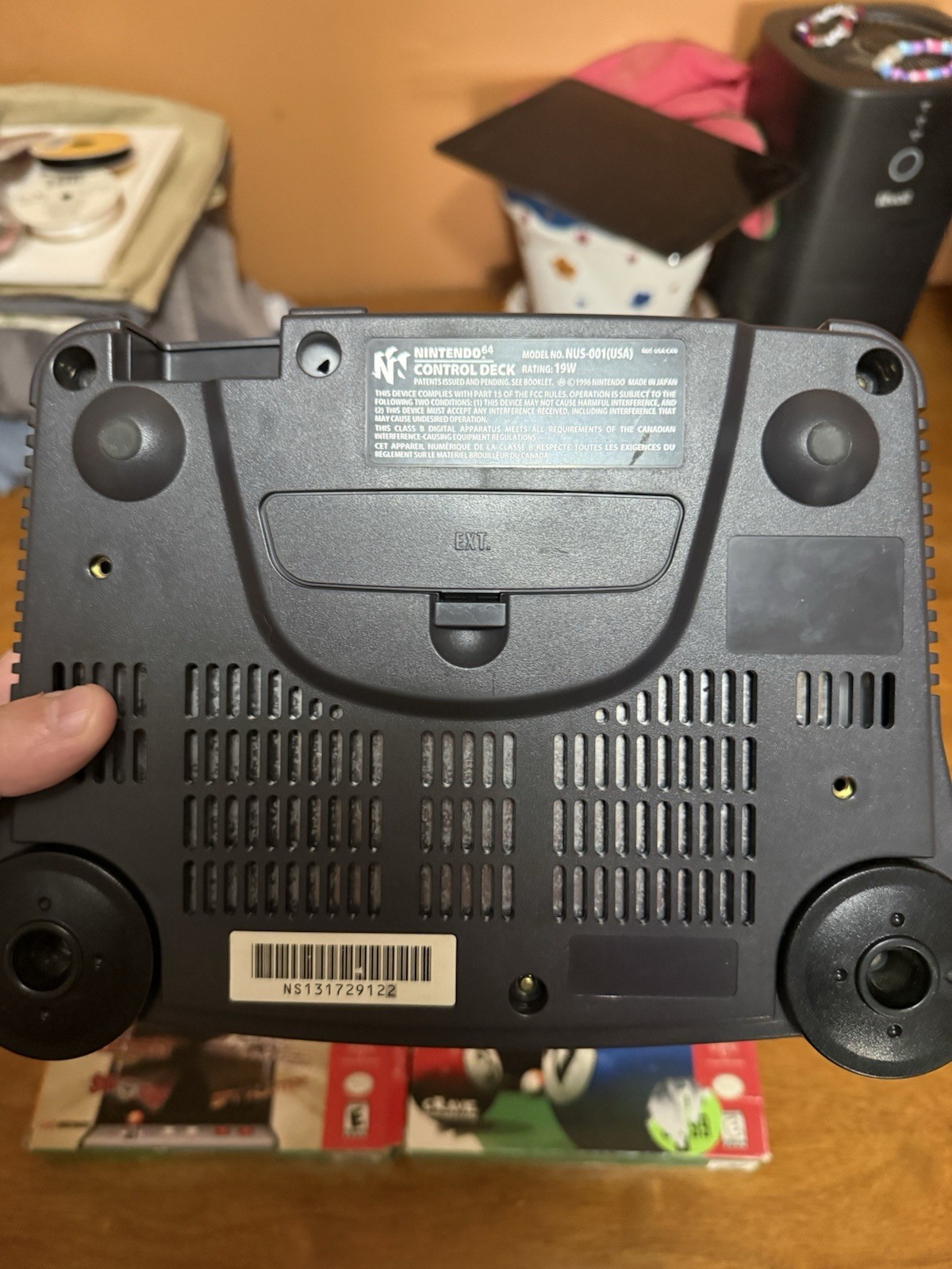 Nintendo 64 Home Console – Black NO AV CABLES