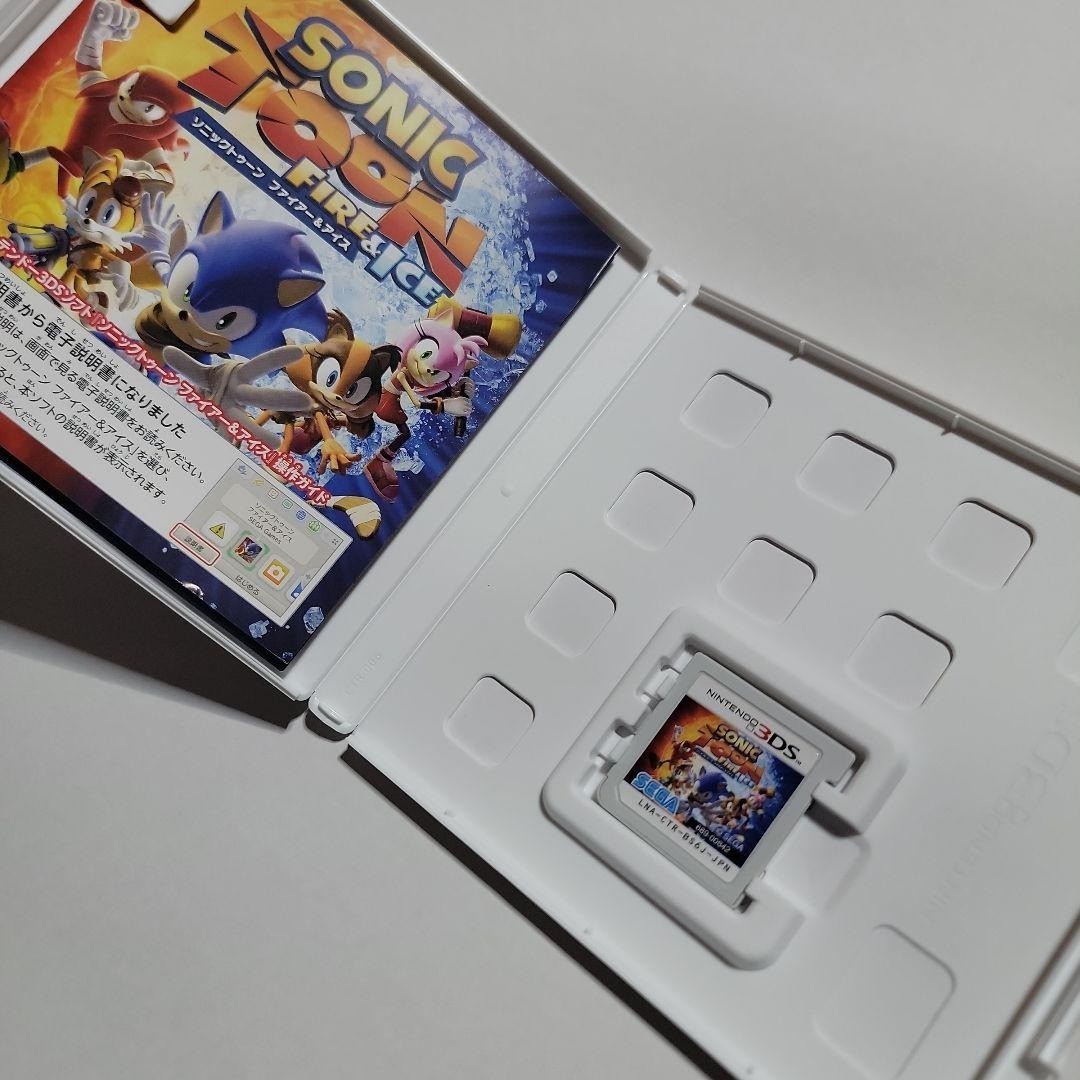 Sonic Boom Fire & Ice Nintendo 3DS Japanese Version CIB Japan Import
