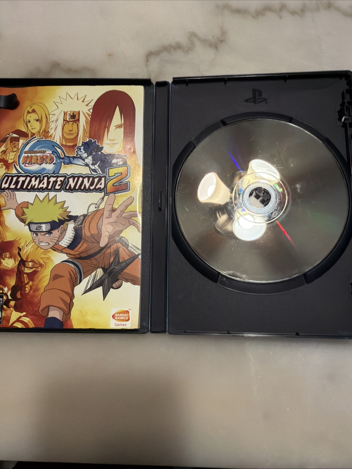Naruto Shippuden: Ultimate Ninja 1 and 2 Ps2 PlayStation 2 Complete CIB Tested