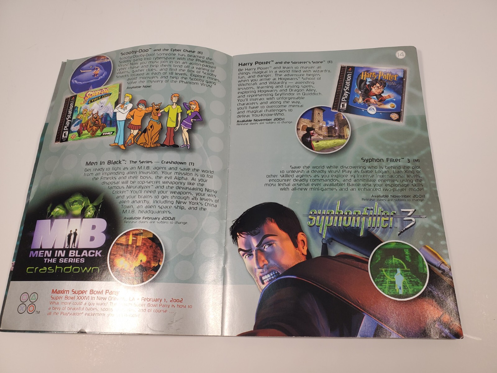 Playstation Underground 2001 Holiday Gaming Magazine Booklet