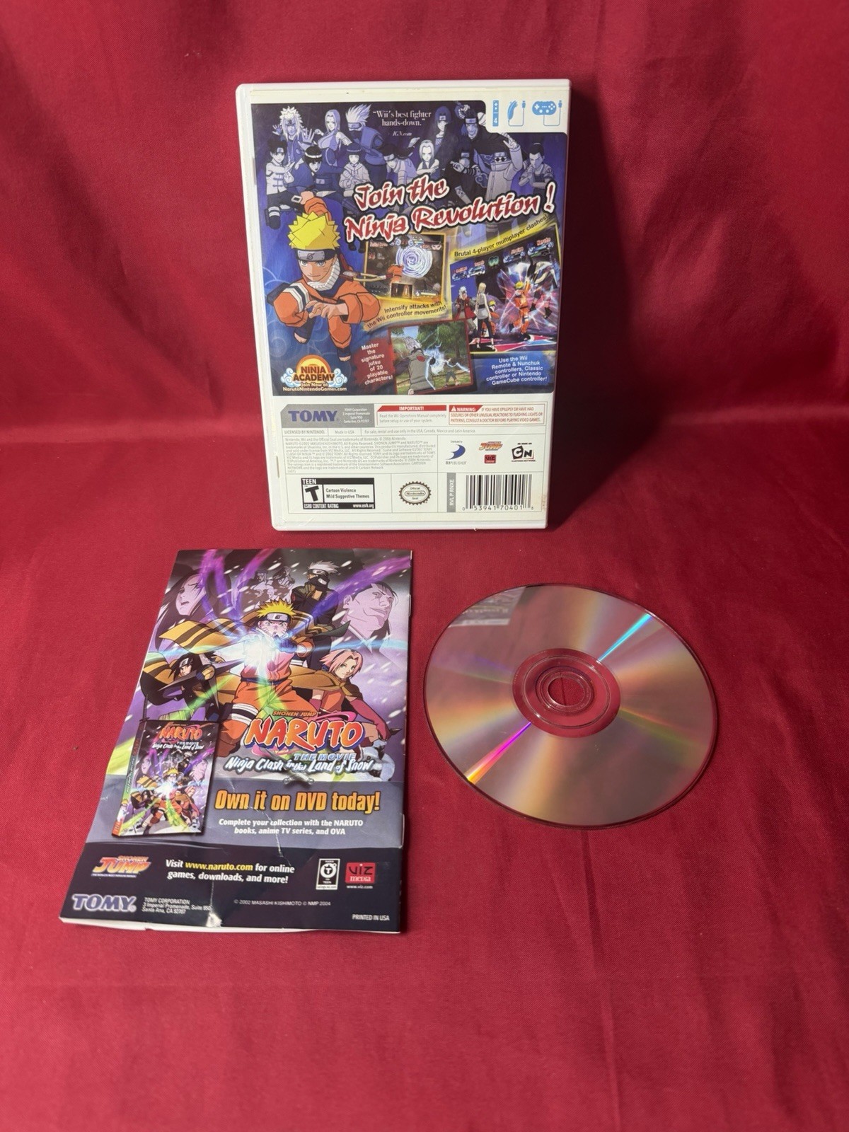 Naruto: Clash Of Ninja Revolution (Wii) – CIB Authentic Tested And Working